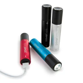 2200 mAh Power Bank with Flashlight