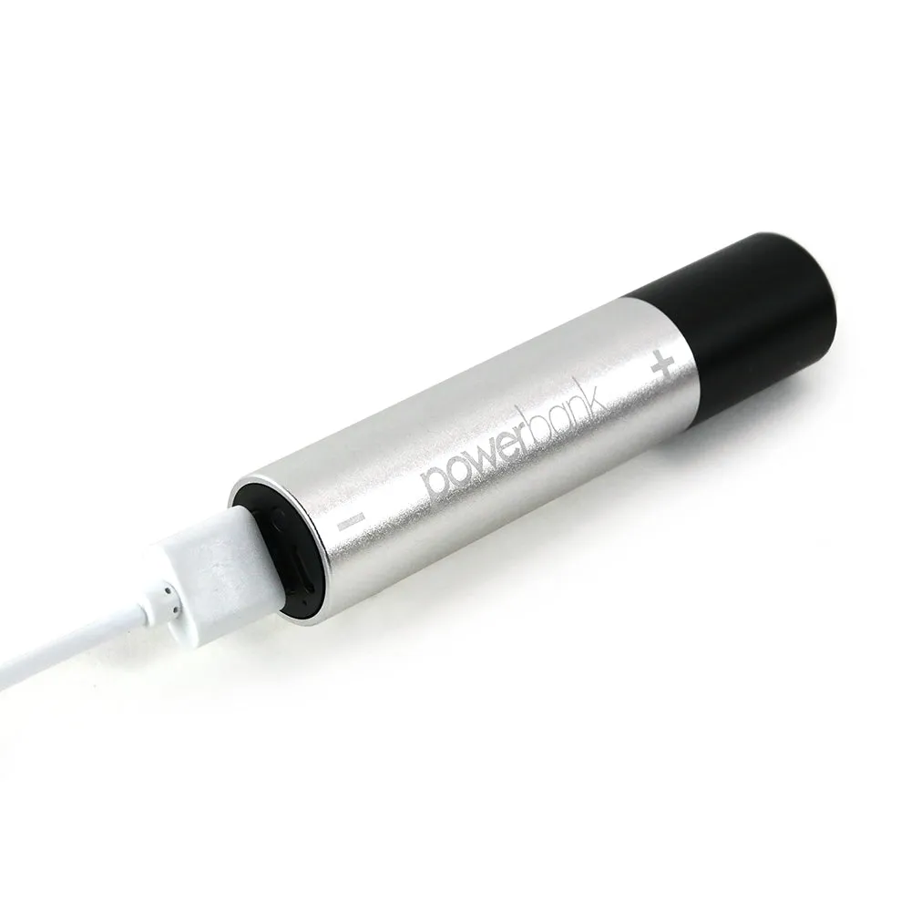 2200 mAh Power Bank with Flashlight