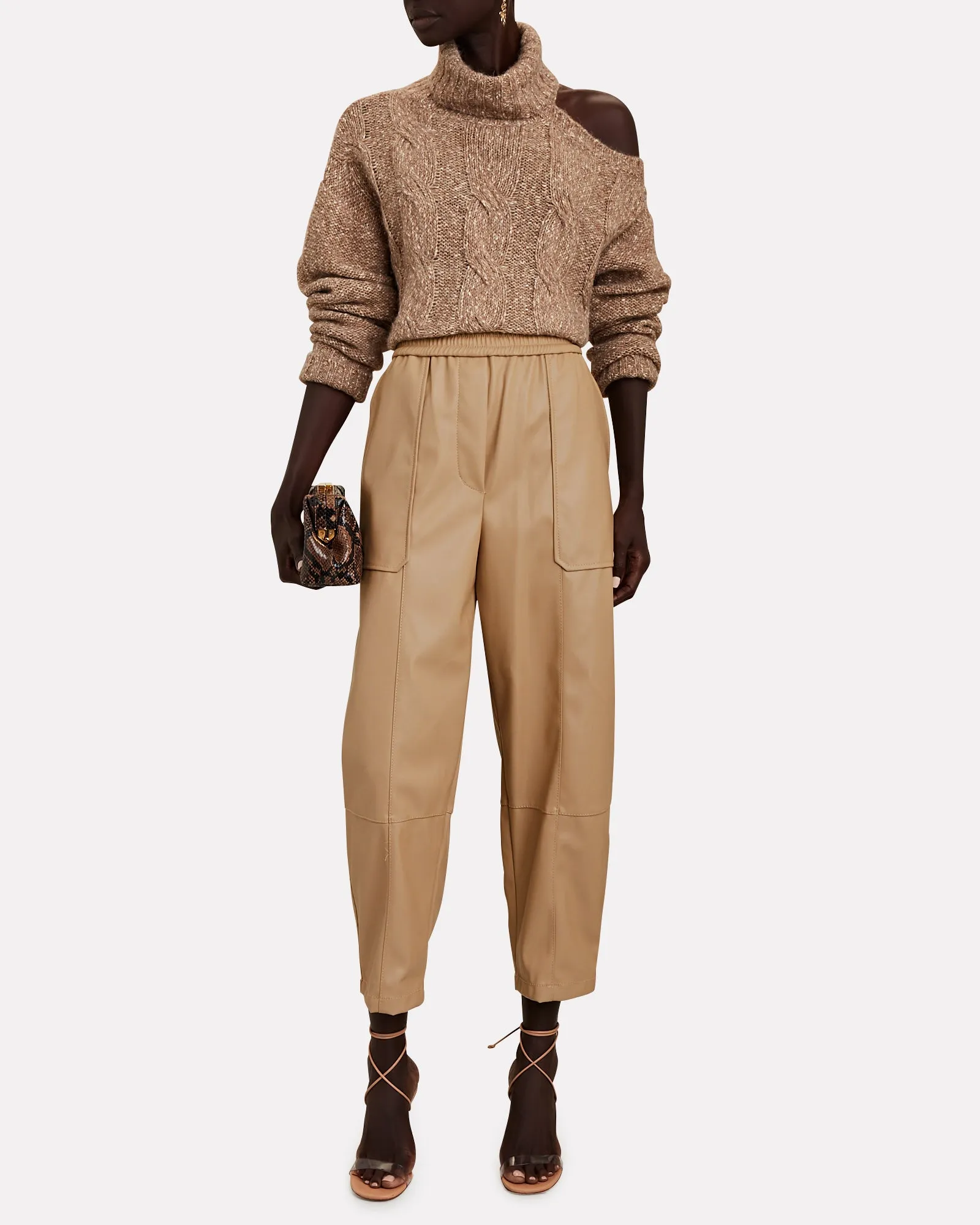 3.1 Phillip Lim Faux Leather Tapered Pants