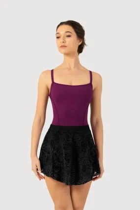 A51281 - Bloch Parisa Flocked Mesh Womens Skirt