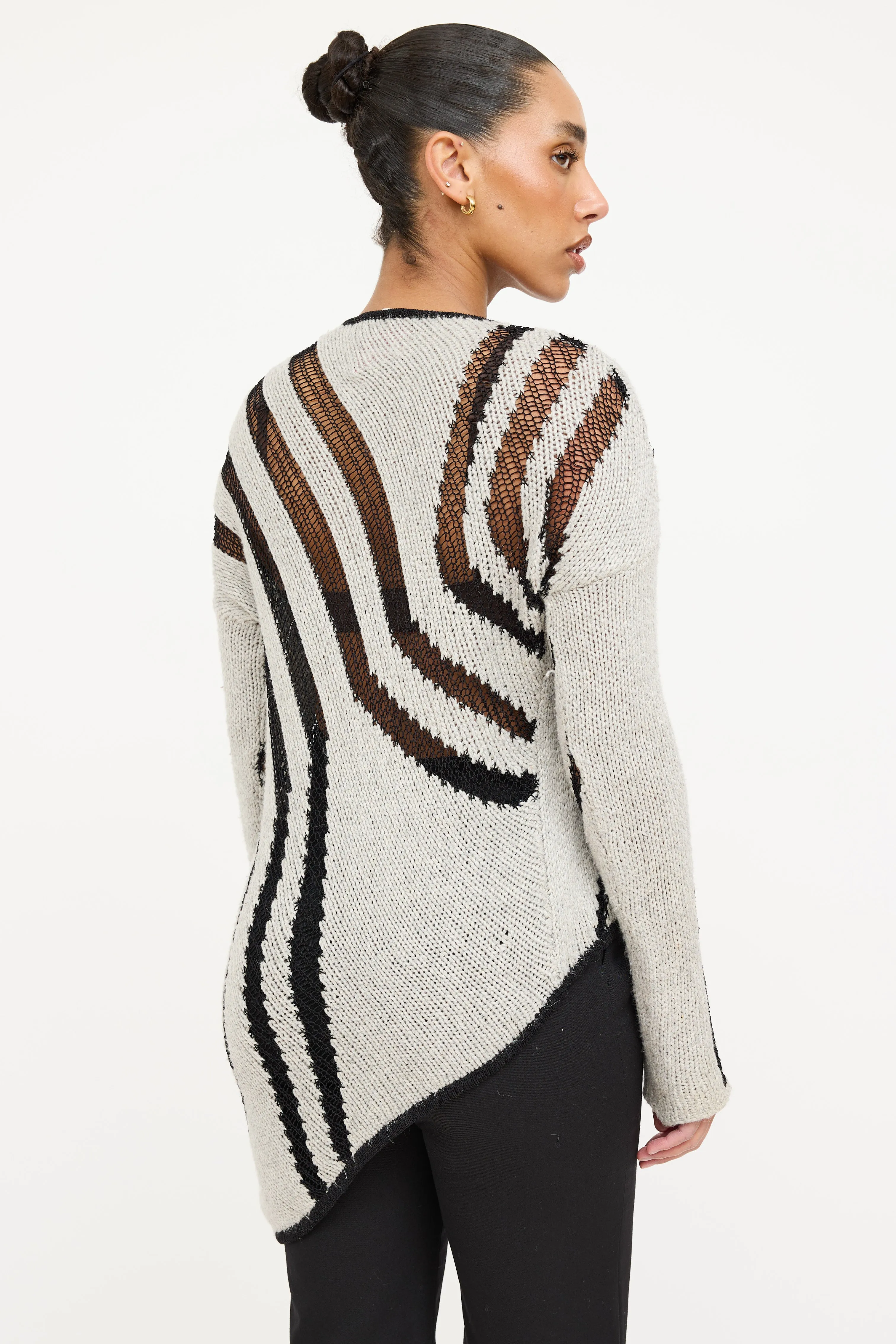 Asymmetrical Knit Sweater