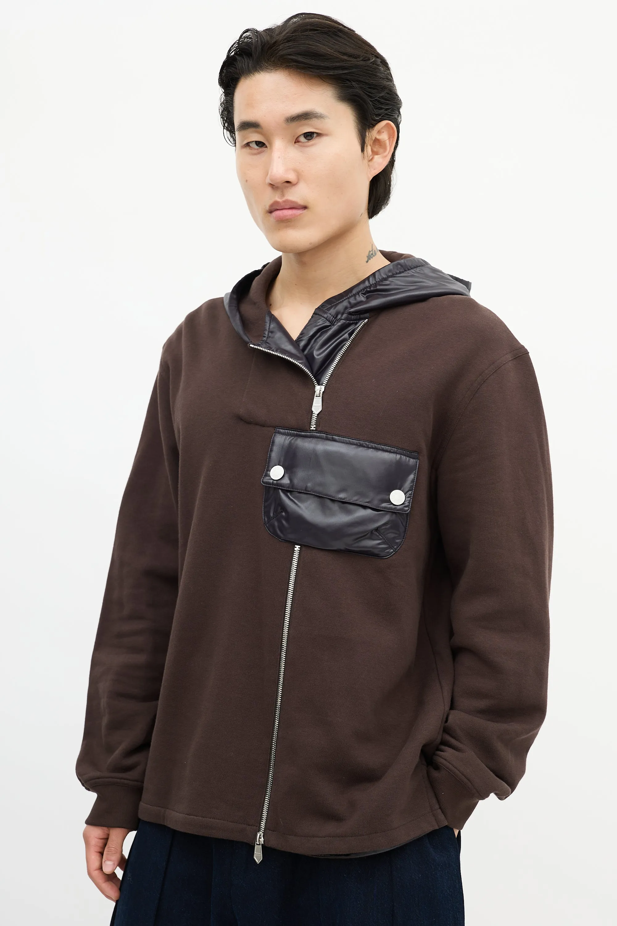 Asymmetrical Zip Hoodie