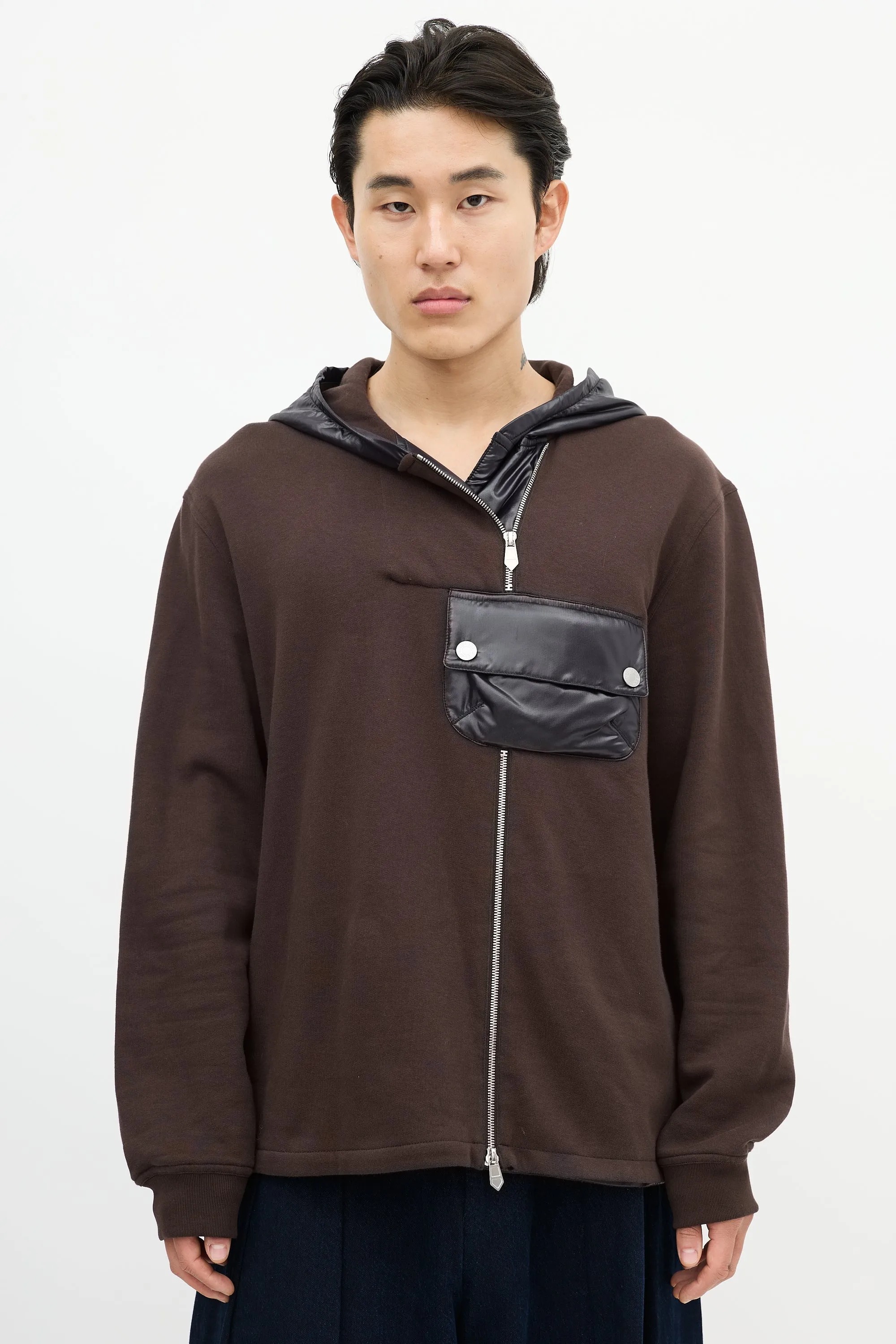 Asymmetrical Zip Hoodie