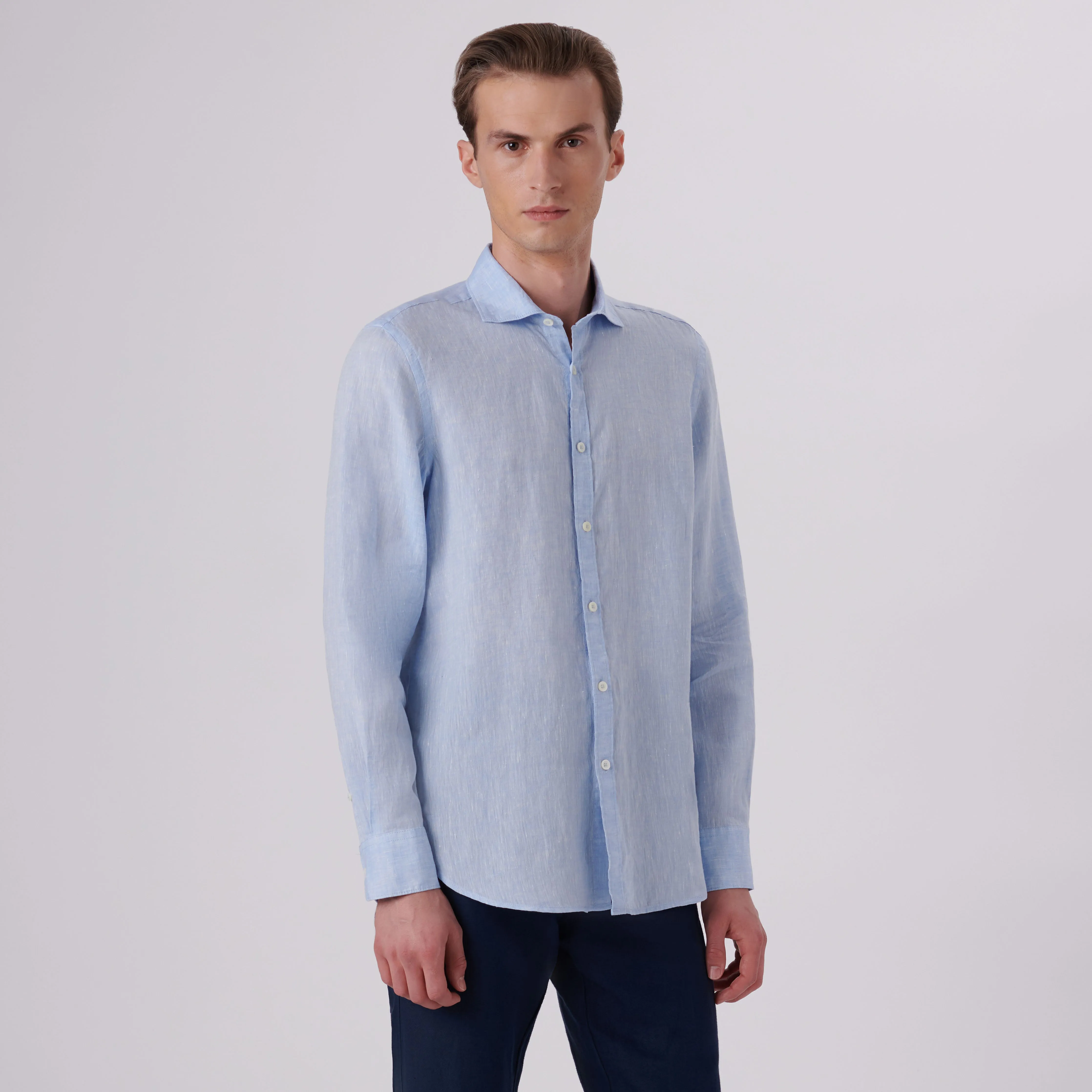 AXEL Solid Linen Shirt