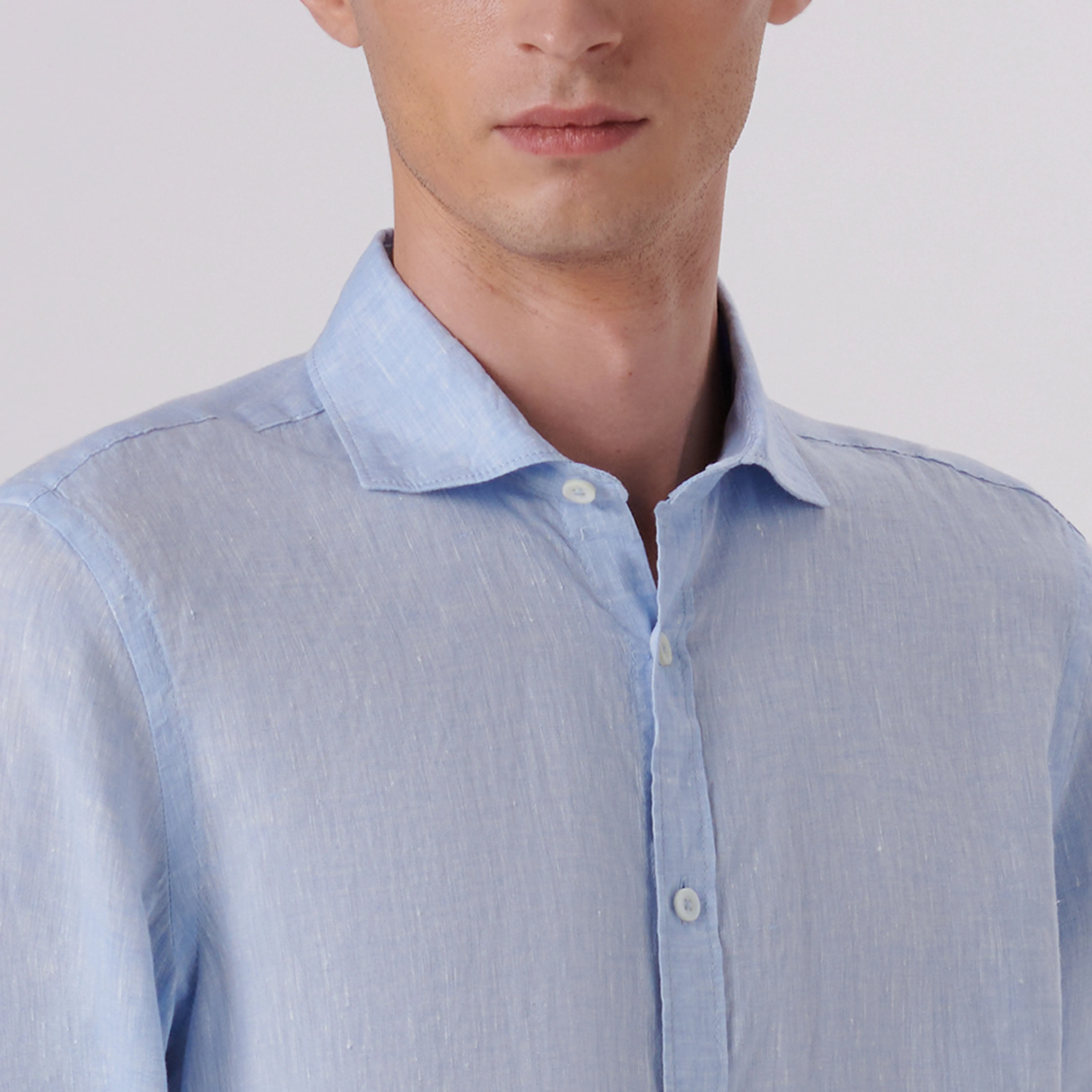 AXEL Solid Linen Shirt