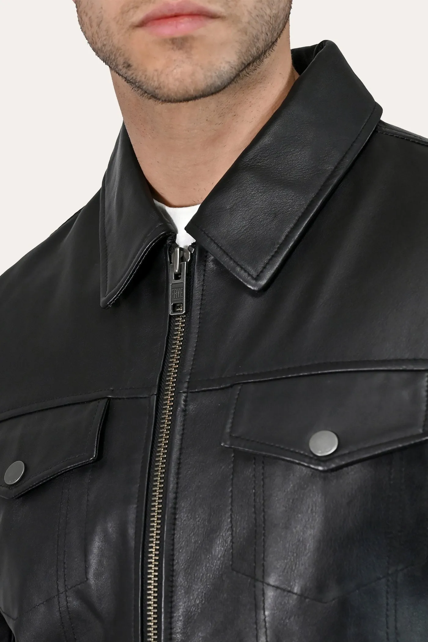 Black Trucker Jacket