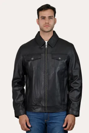 Black Trucker Jacket