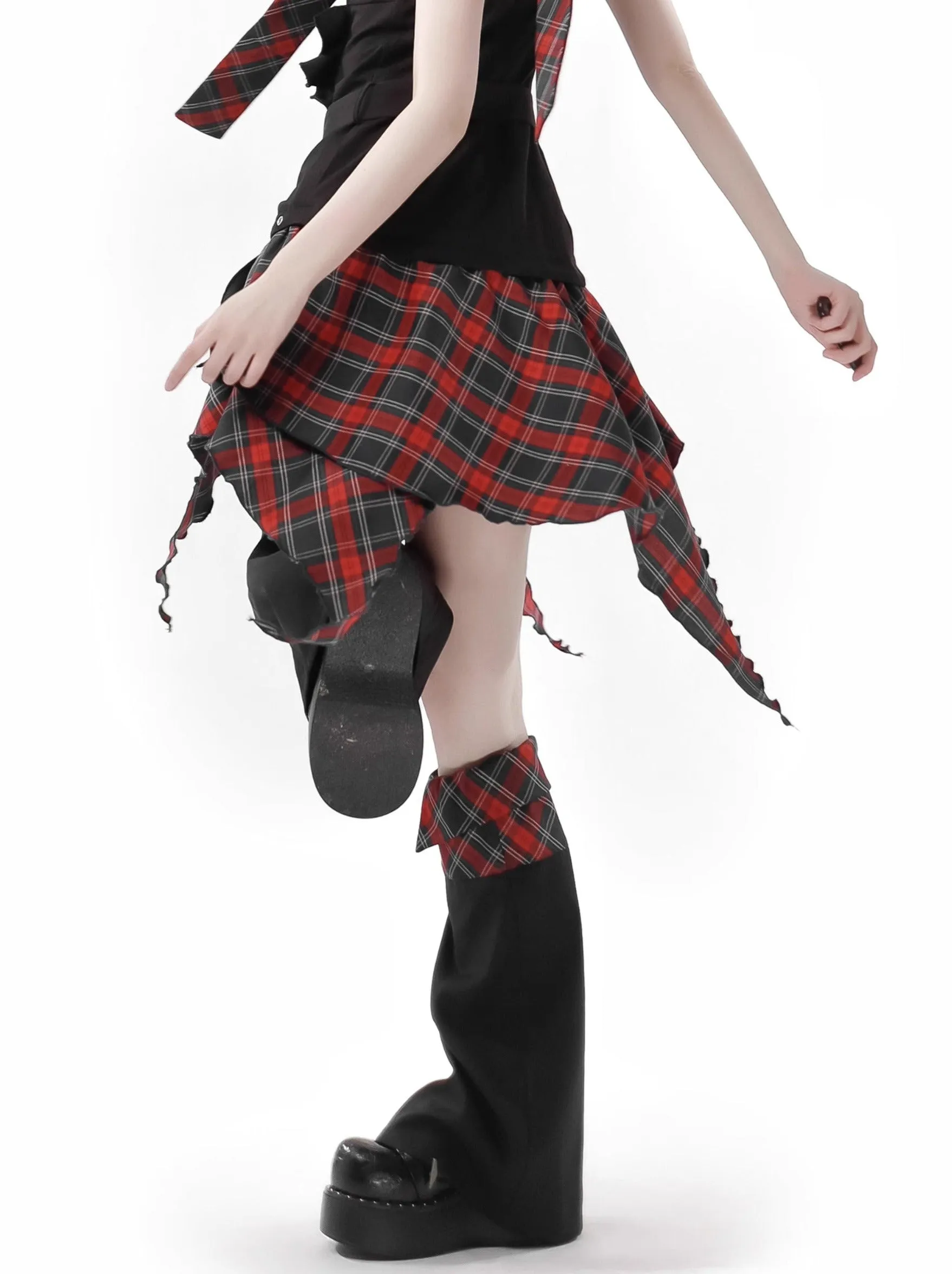 Bone Waistland Suit Hem Dark Subculture Irregular Original