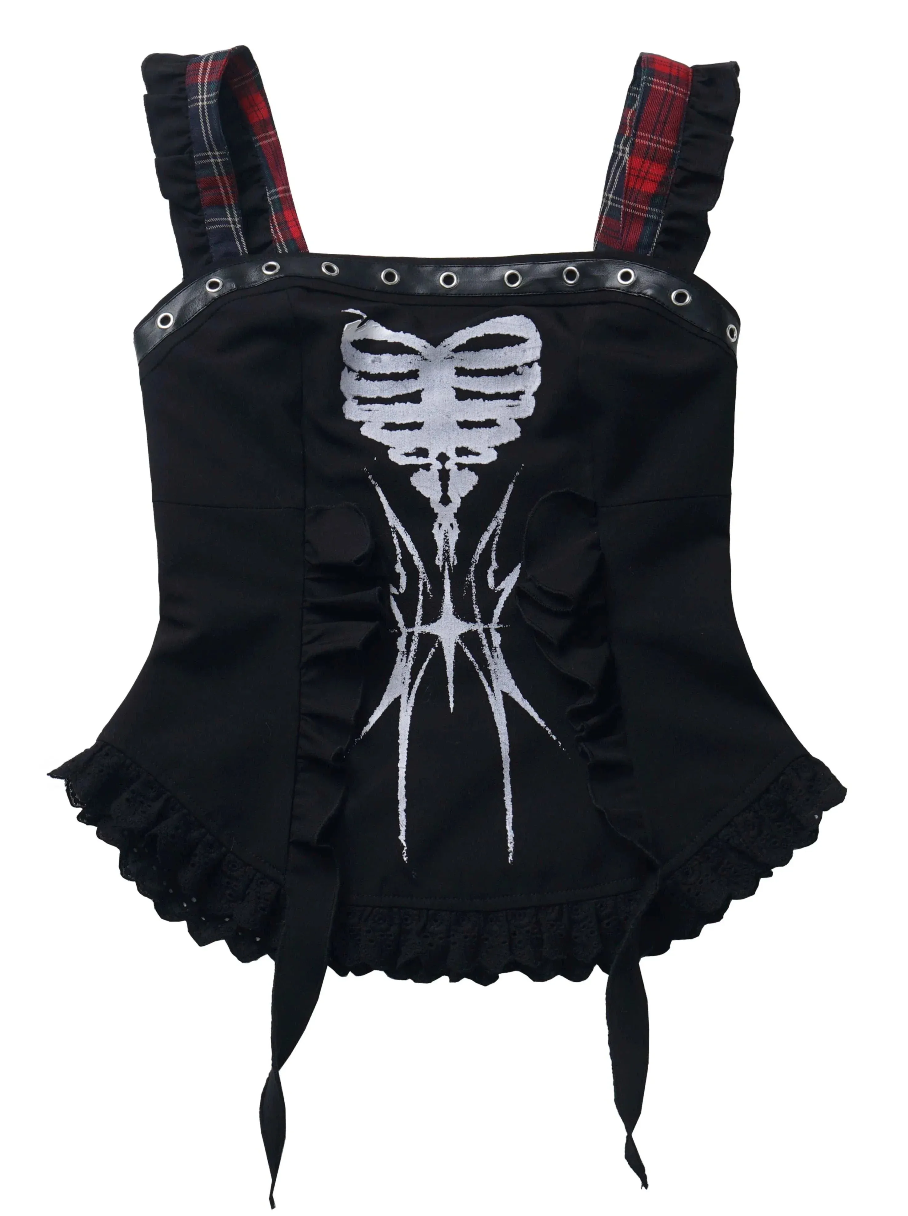 Bone Waistland Suit Hem Dark Subculture Irregular Original