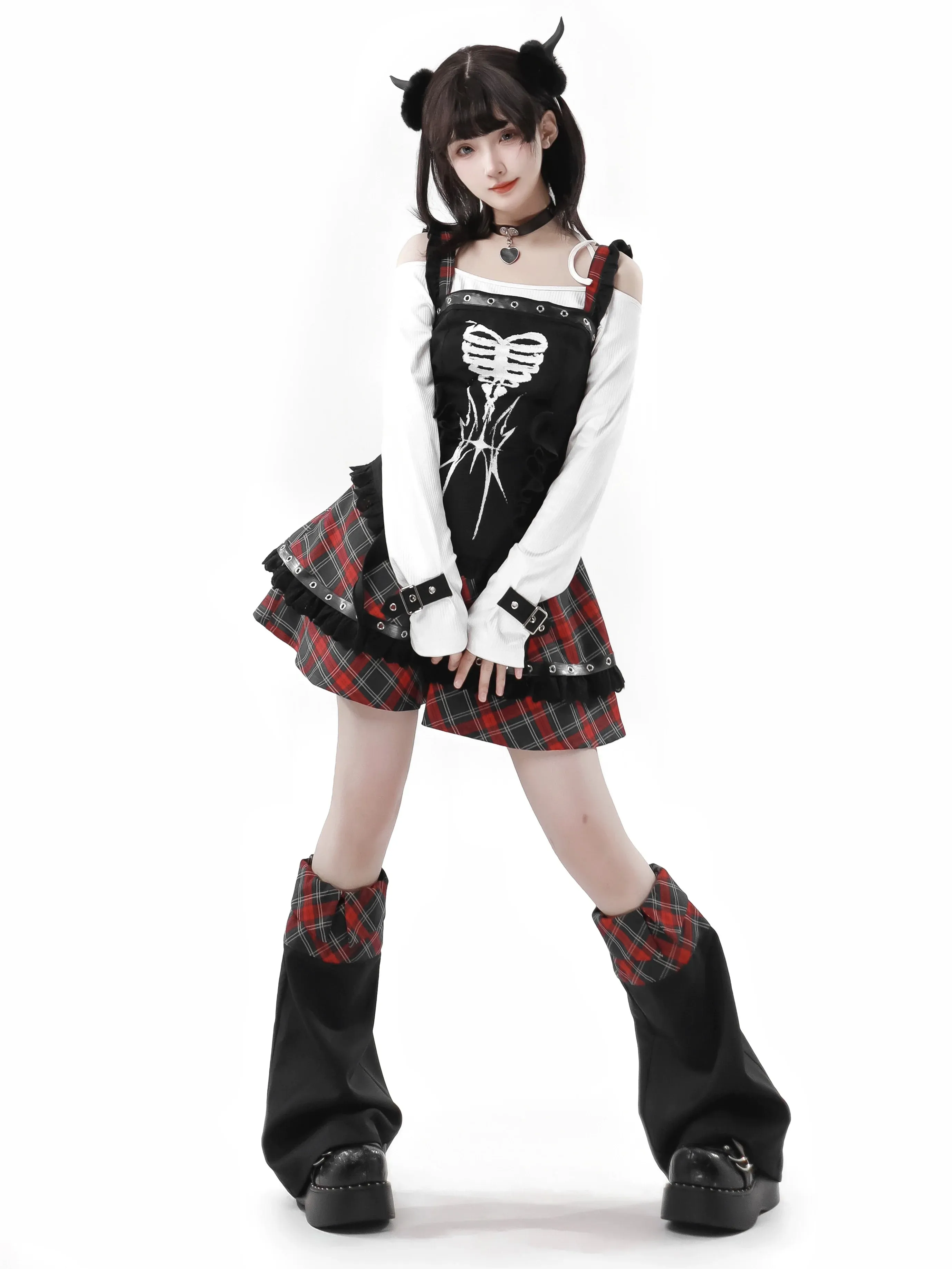 Bone Waistland Suit Hem Dark Subculture Irregular Original