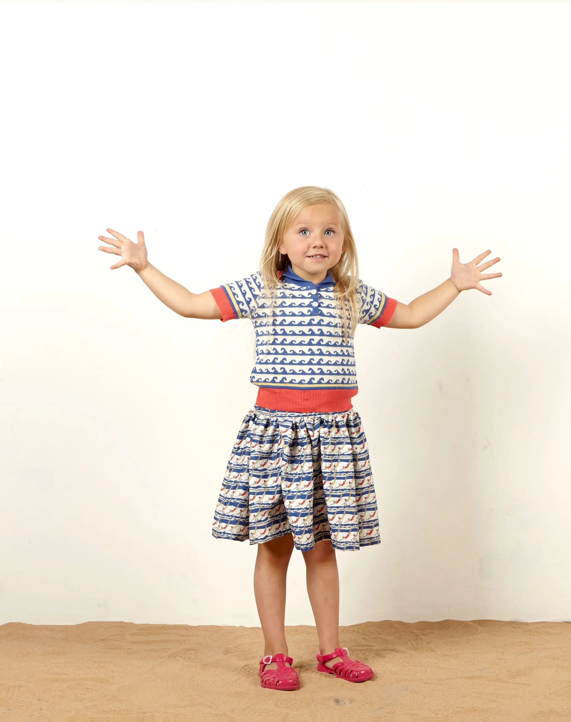Children's Top - Blue Waves