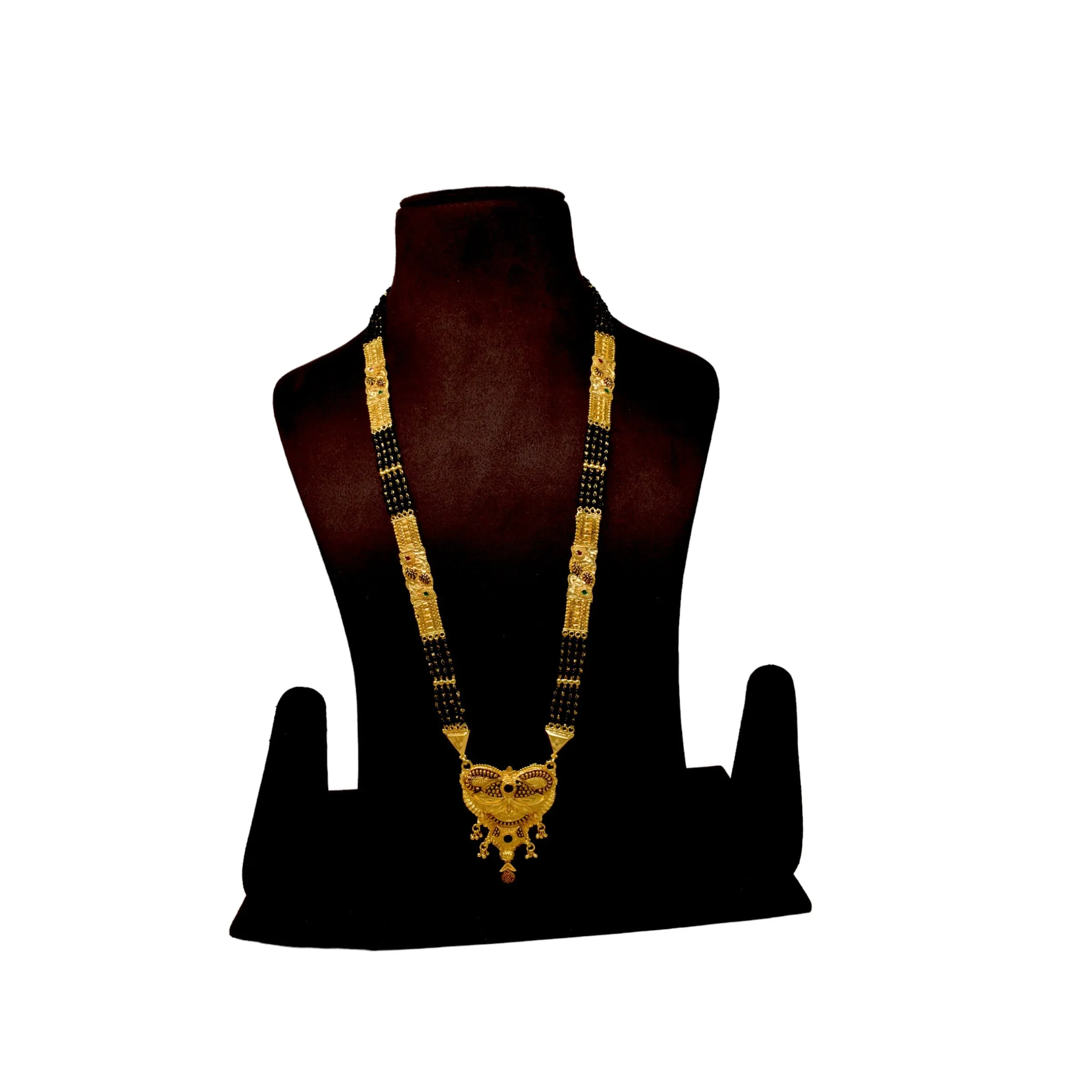 Classic Gold-Plated Indian Necklace Set