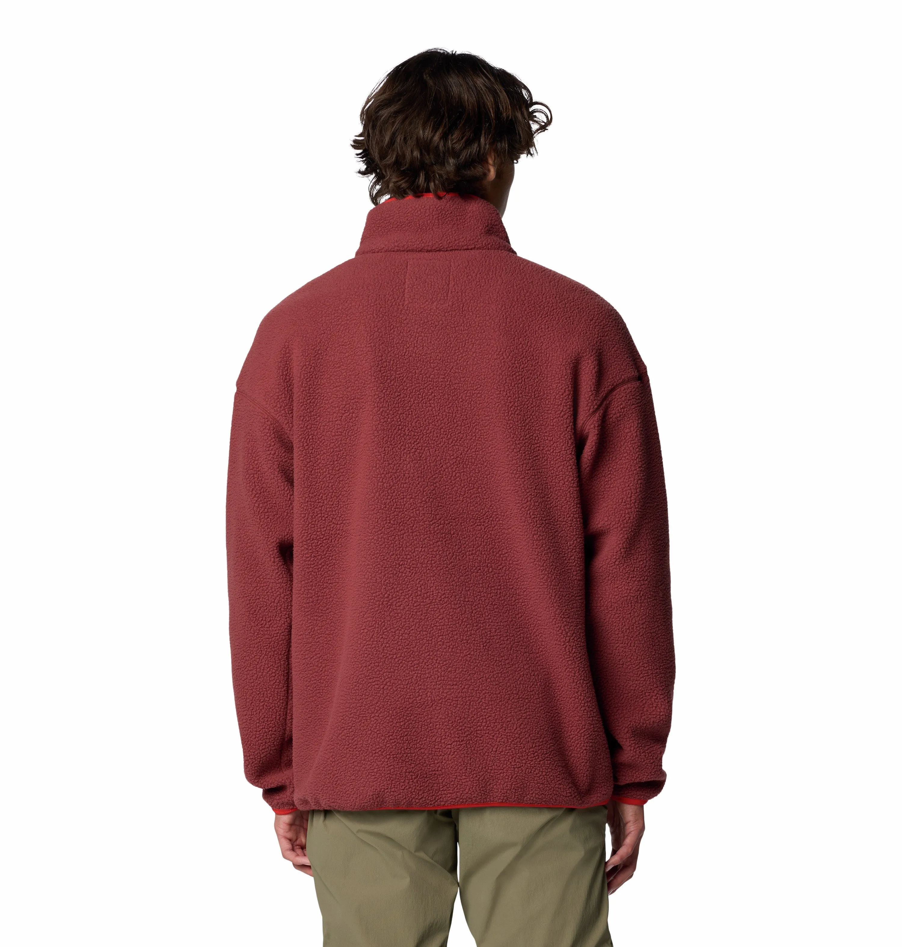 Columbia Mens Helvetia II Regular Fit Half Snap Fleece-SPICE
