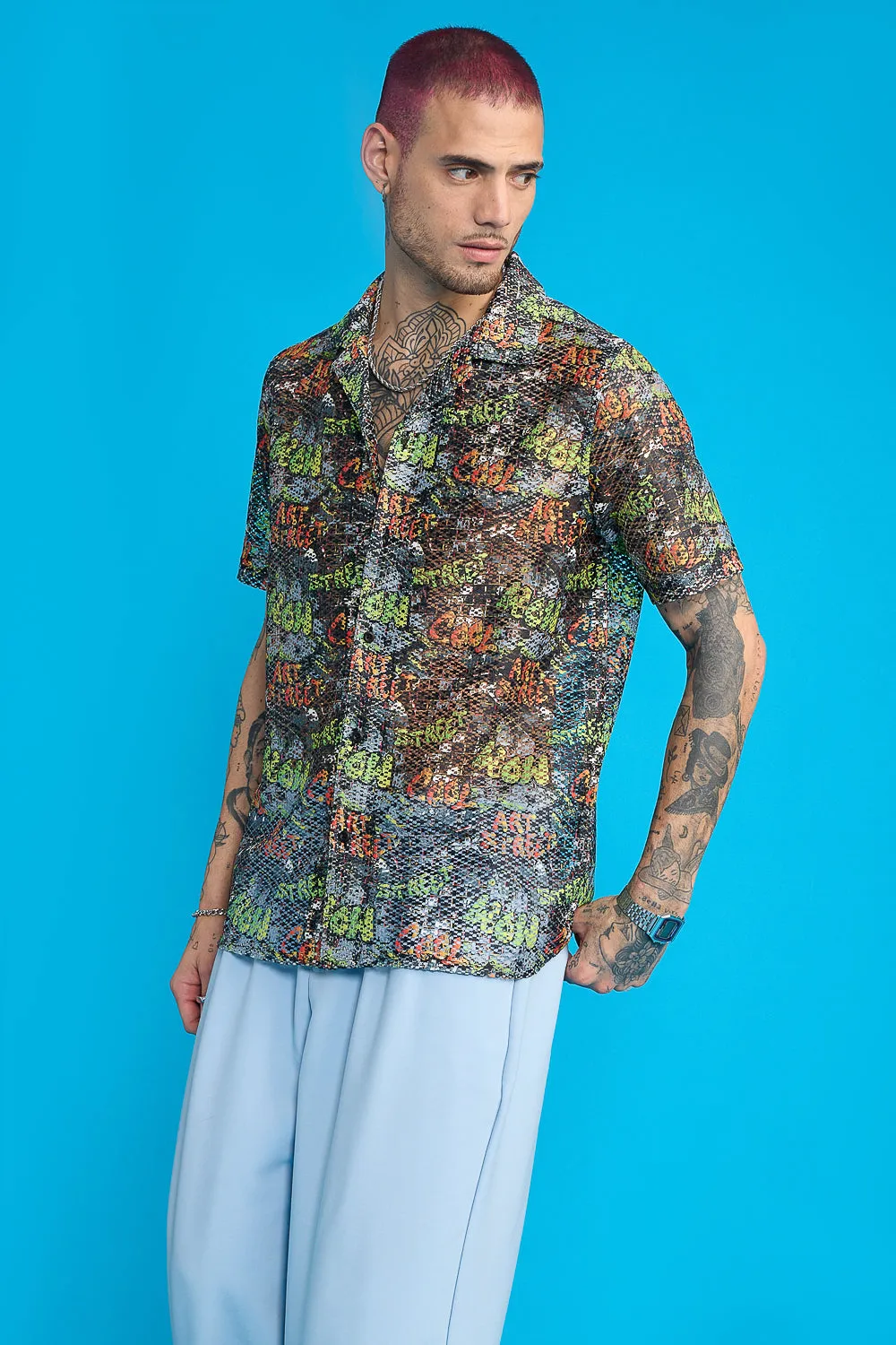 Cool Art Mesh Shirt