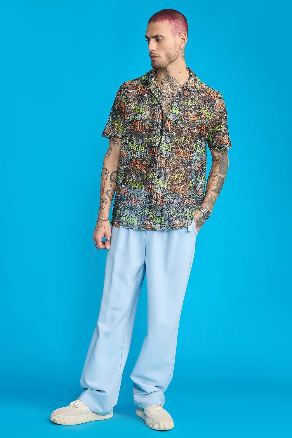 Cool Art Mesh Shirt