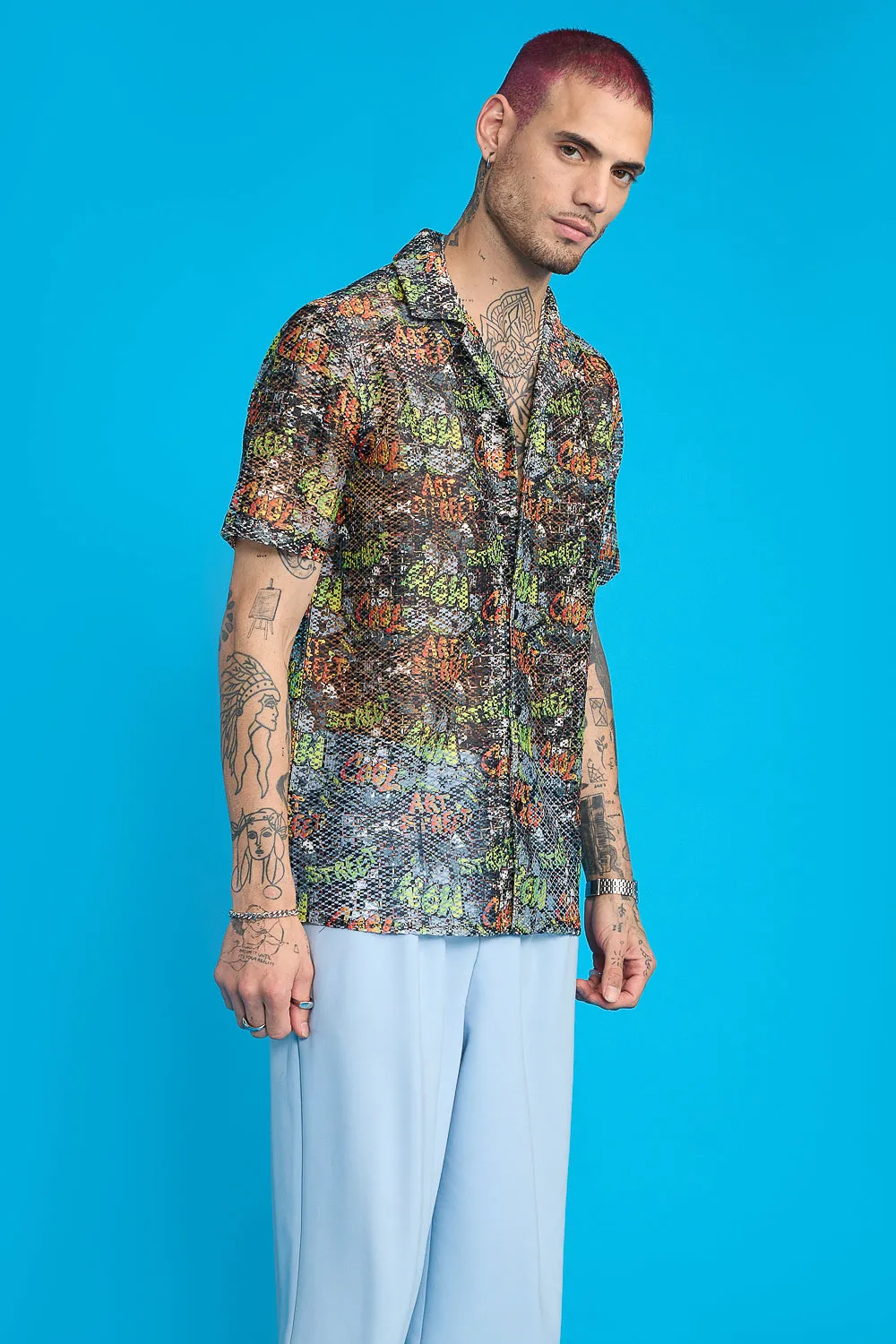 Cool Art Mesh Shirt
