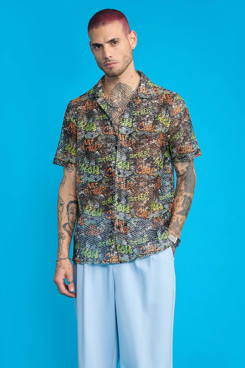 Cool Art Mesh Shirt
