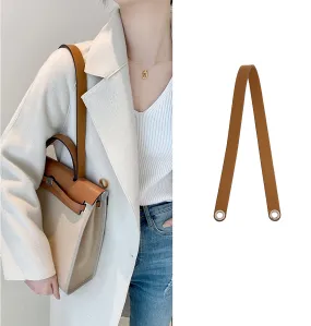Custom Handmade Short Leather Wide Strap Accessory for Herbag – Shoulder Strap Replacement