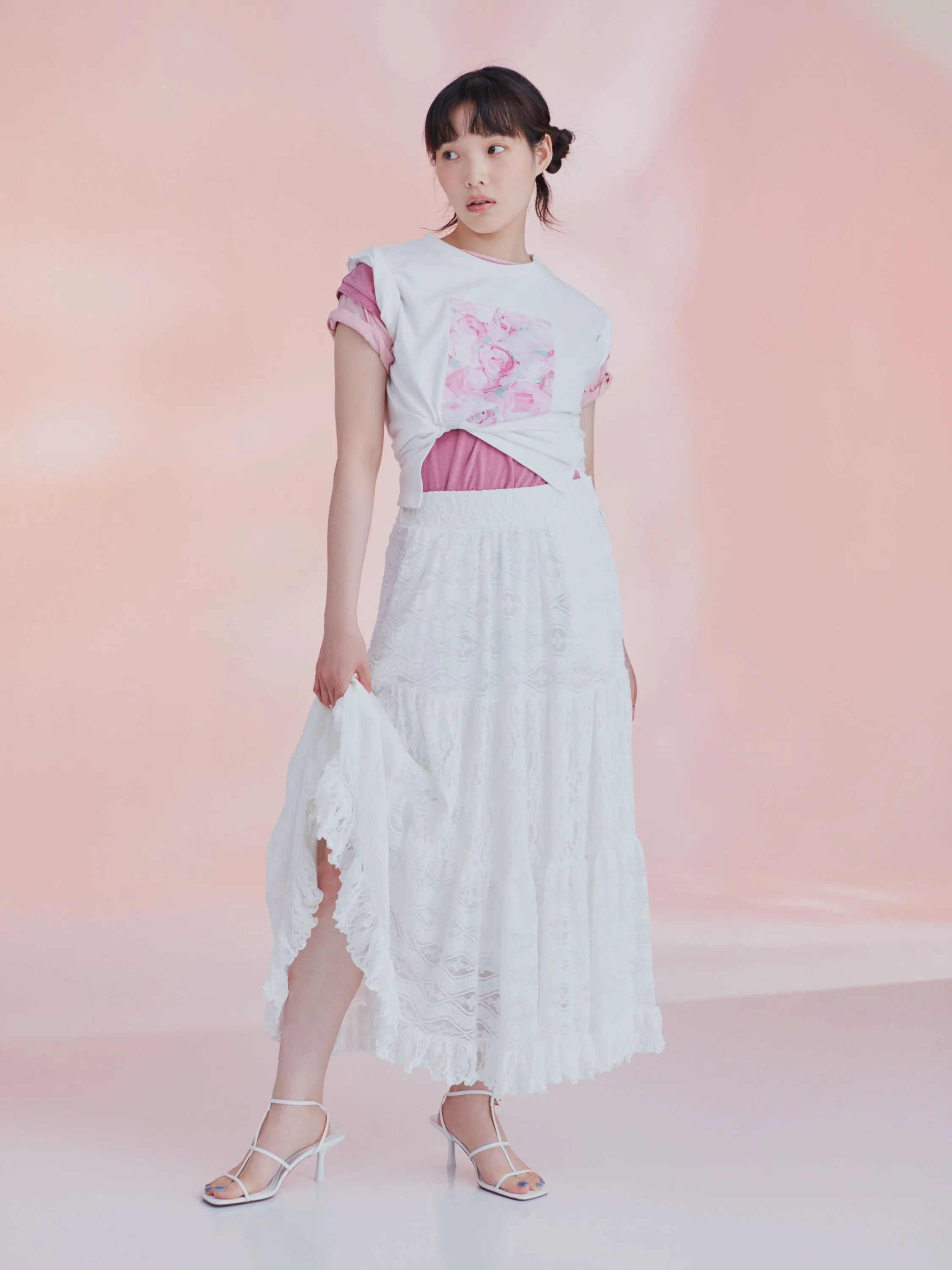 Day dream T-shirts (Pink flower)
