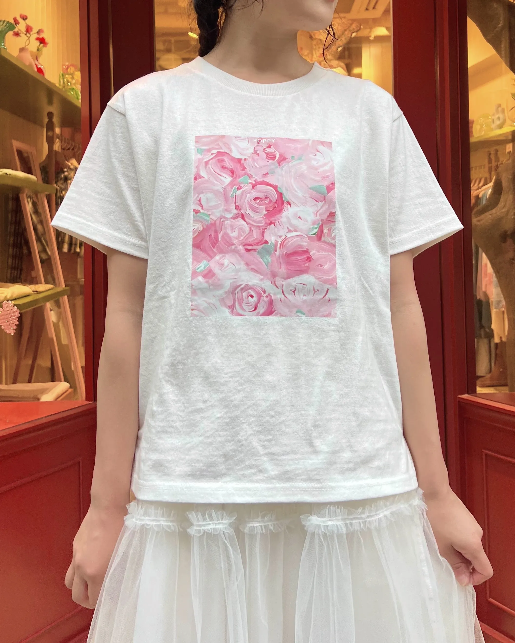 Day dream T-shirts (Pink flower)