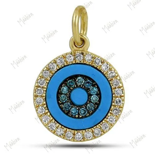 Diamond Evil Eye Charm