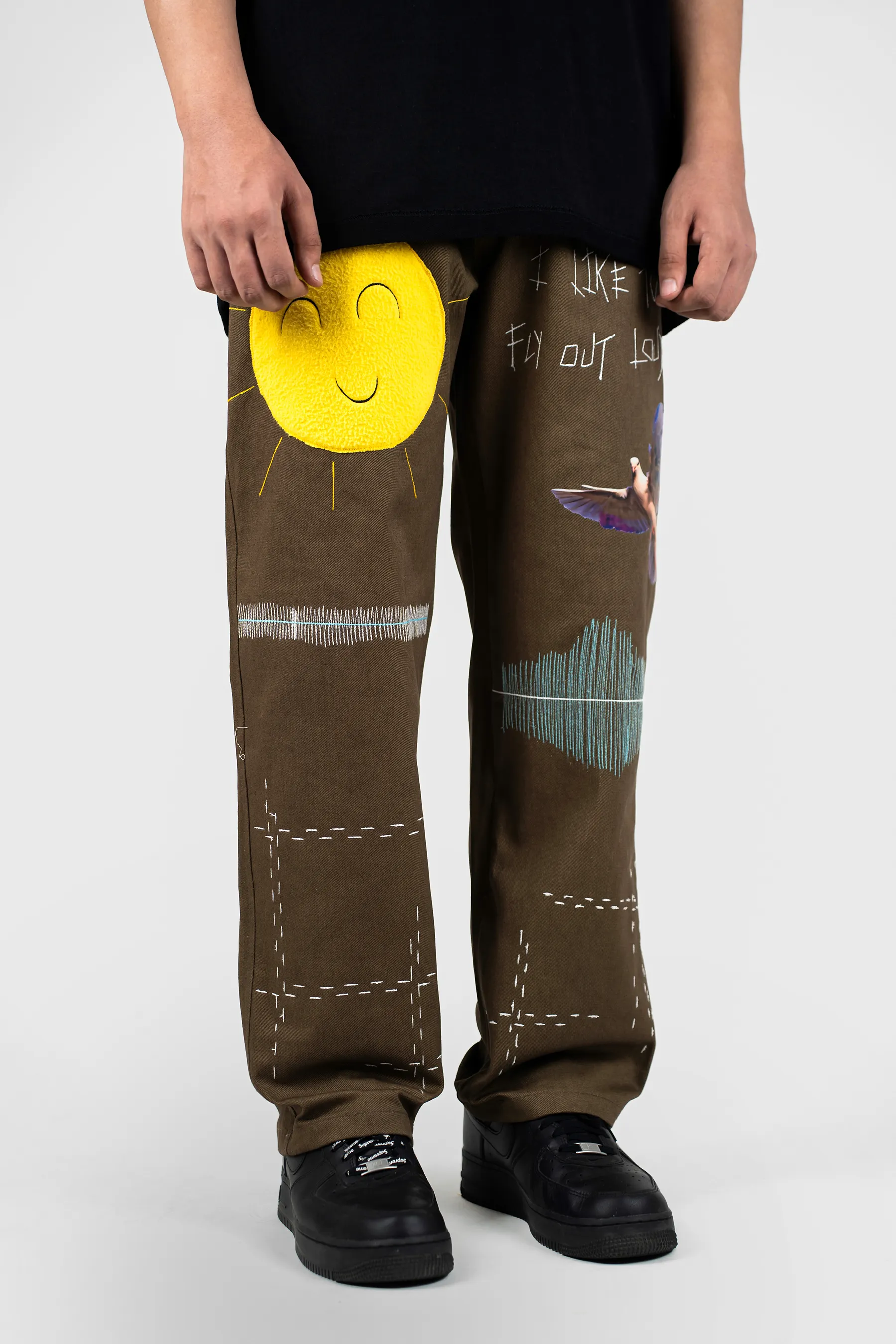 Earthtone Brown Denims
