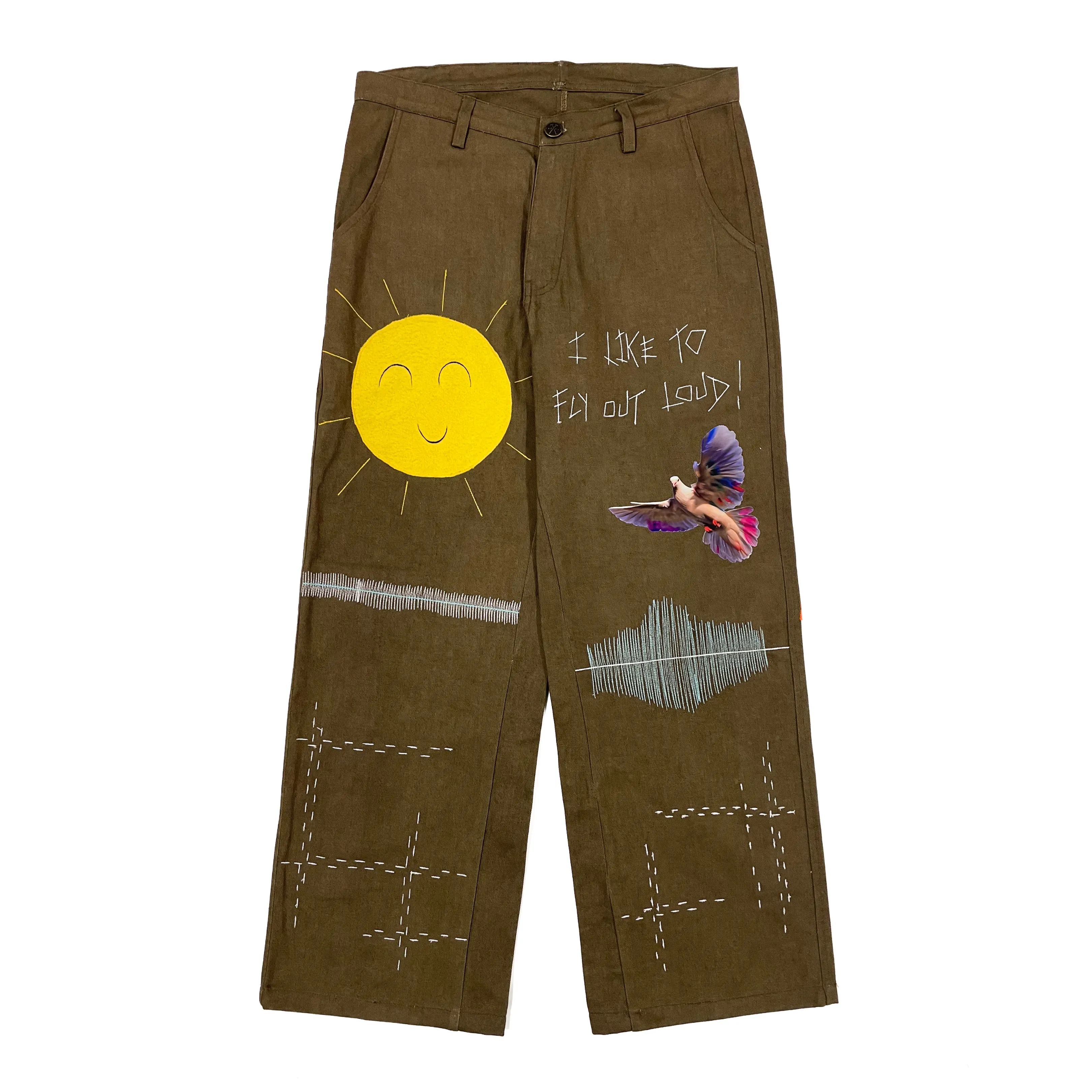 Earthtone Brown Denims