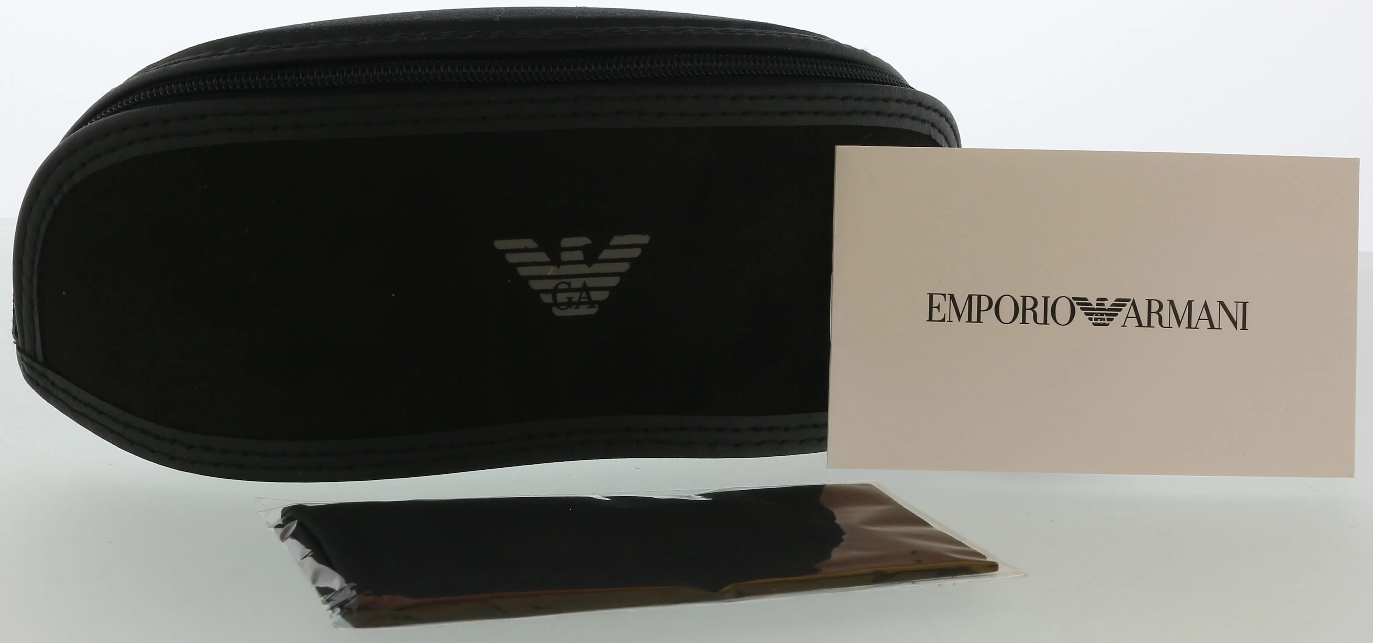 Emporio Armani 0EA2127 301011 Full Rim Shiny Gunmetal Irregular Sunglasses