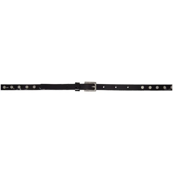 Faith Connexion Navy Studded XL Belt