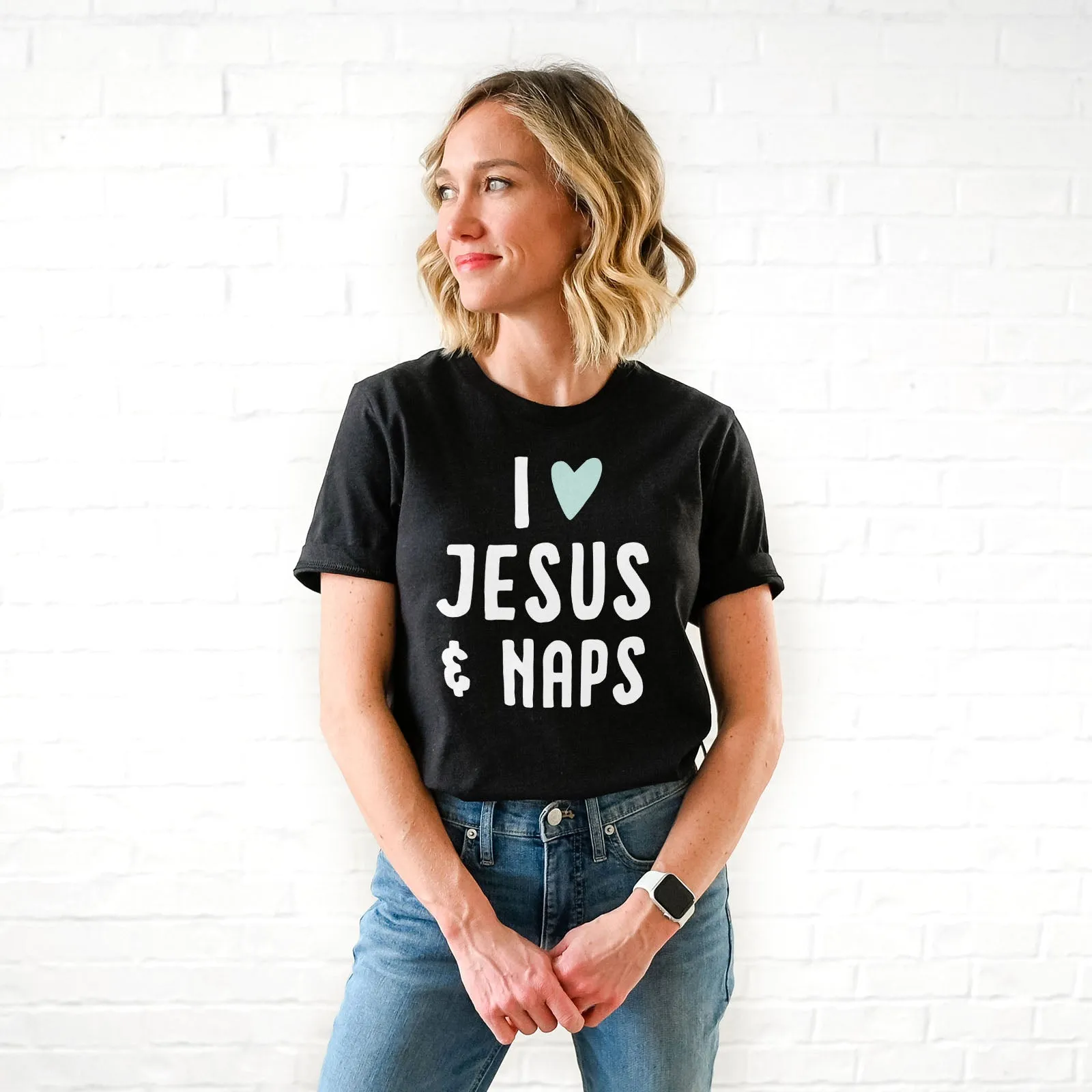 I love Jesus and Naps Tee