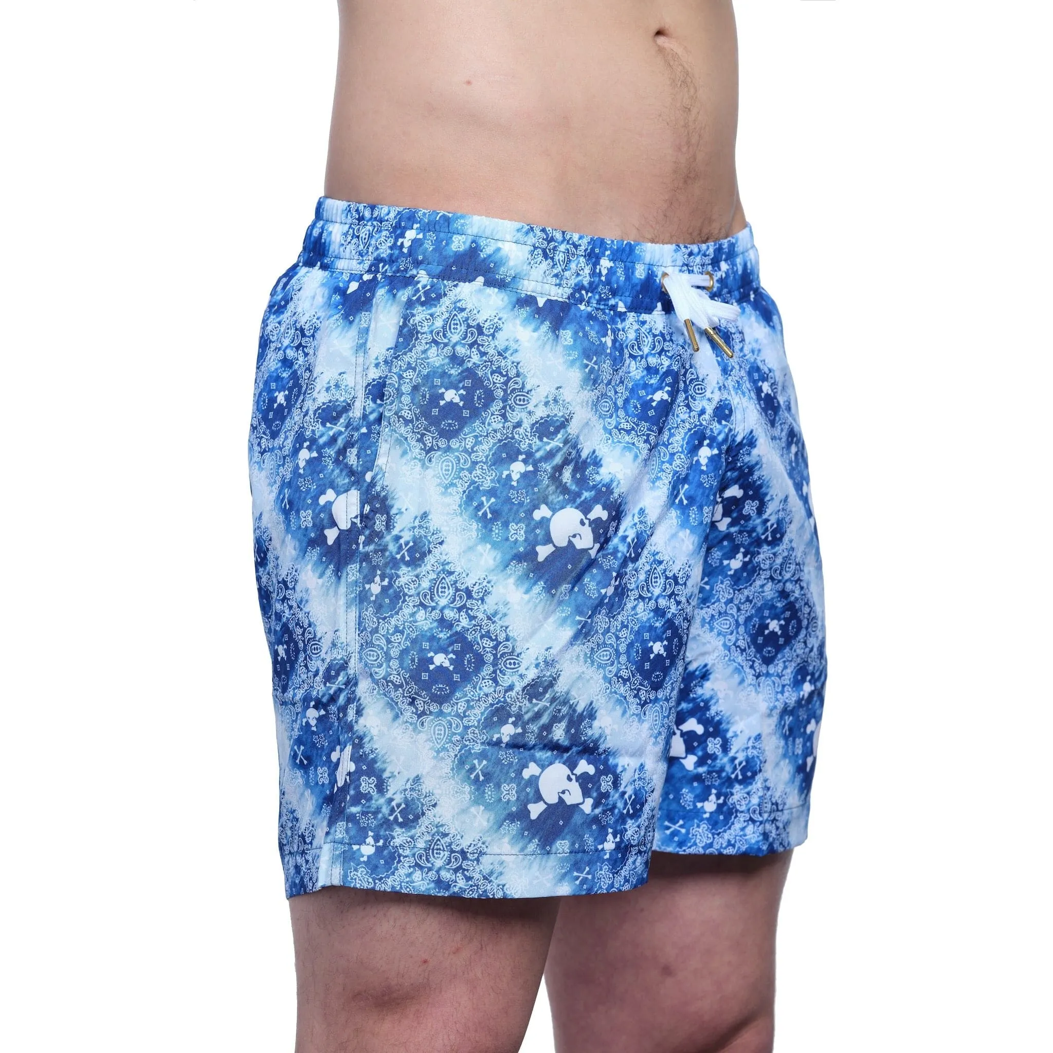 Indigo Bandana Swim Short