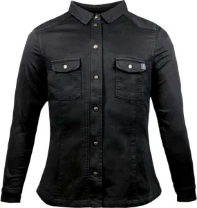 John Doe Motoshirt XTM Women's Motorcycle Shirt, Black