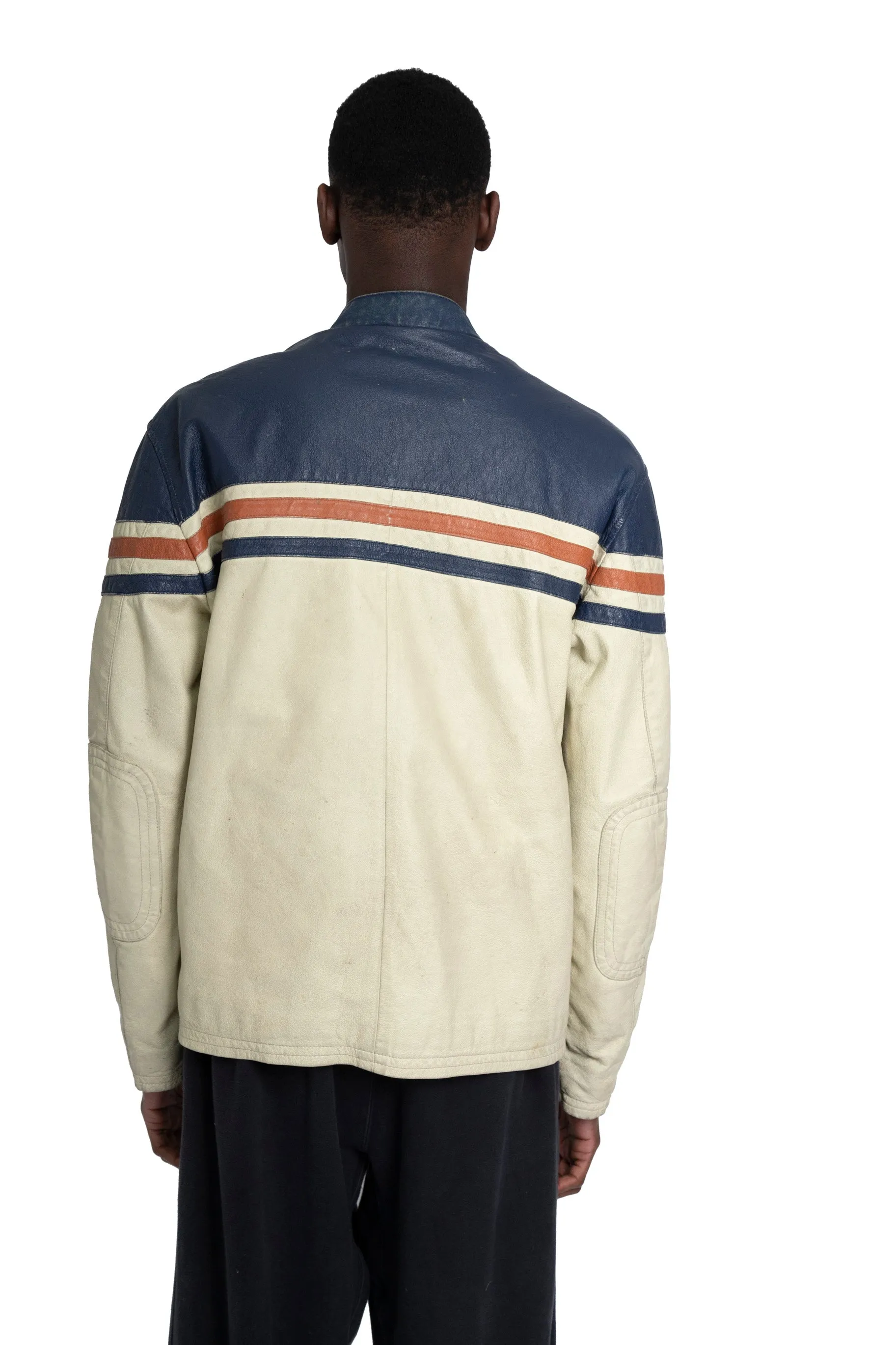 Kara Leather Striped Jacket