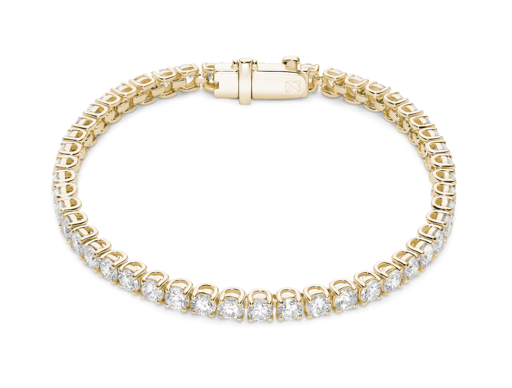 Lab-Grown Diamond Medium Tennis Bracelet - E-F color, 7" length | White