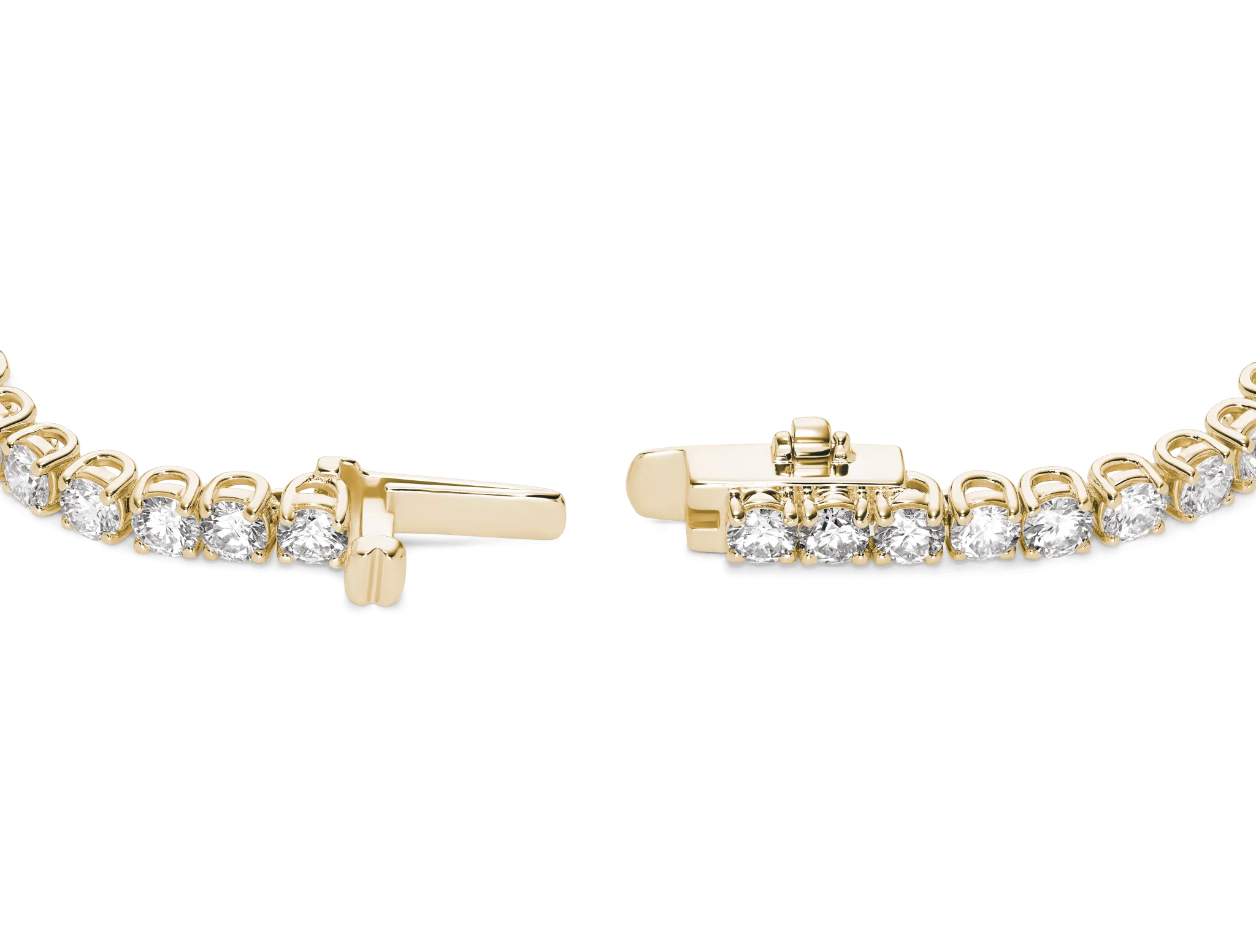 Lab-Grown Diamond Medium Tennis Bracelet - E-F color, 7" length | White