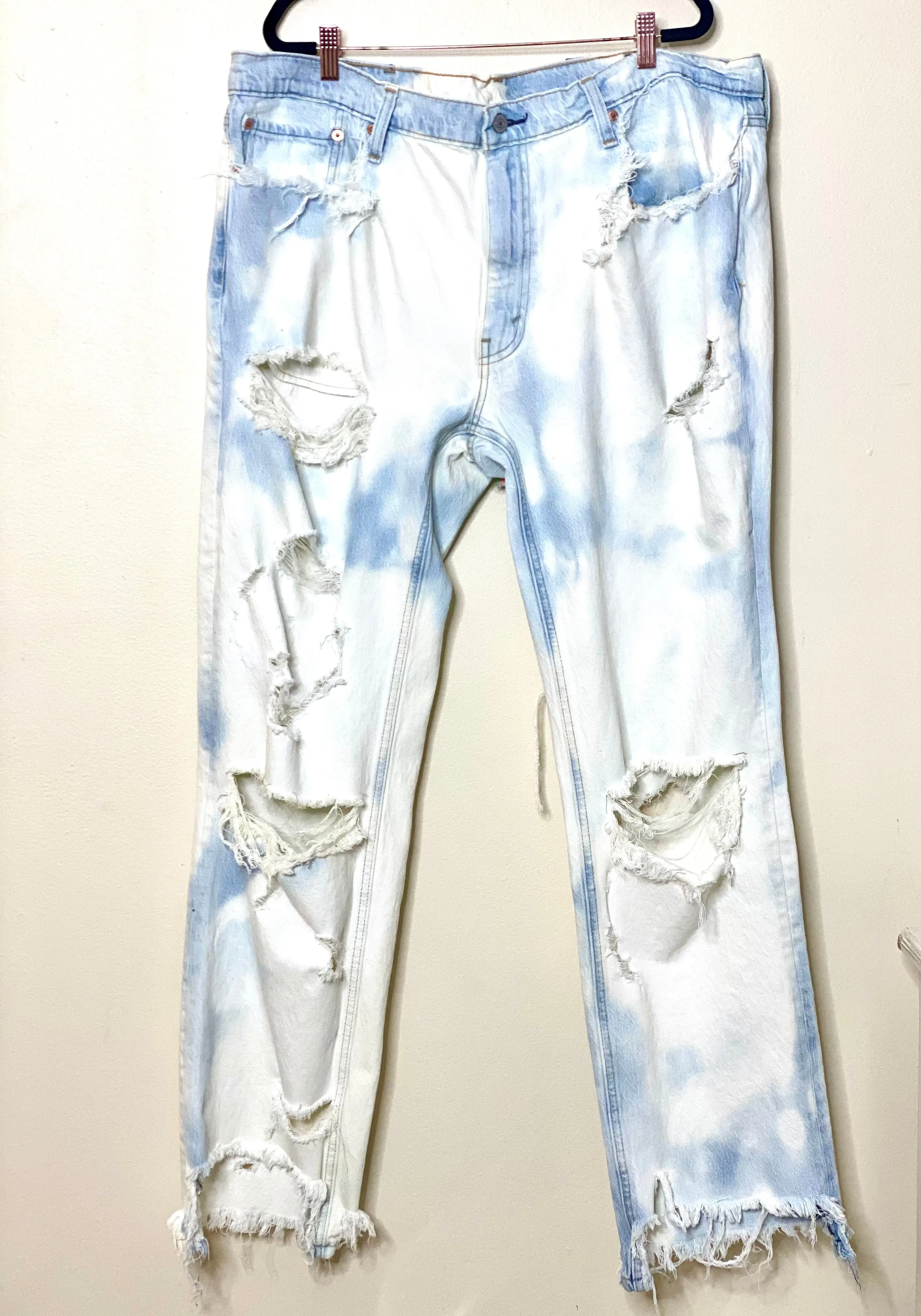 LEVIS Back Rainbow Lace Up Jeans