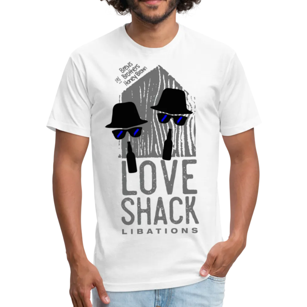 LoveShack Libations - Brews Brothers Honey Brown - Fitted Cotton/Poly T-Shirt by Next Level