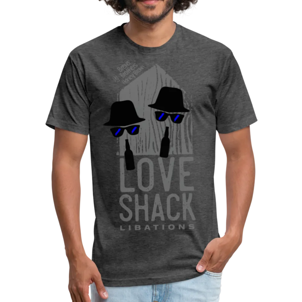 LoveShack Libations - Brews Brothers Honey Brown - Fitted Cotton/Poly T-Shirt by Next Level