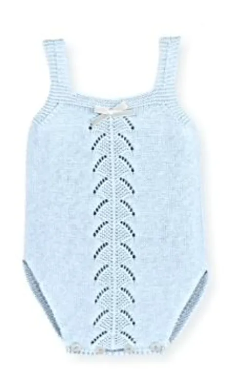 Mac Ilusion 8052 Knitted Romper Blue