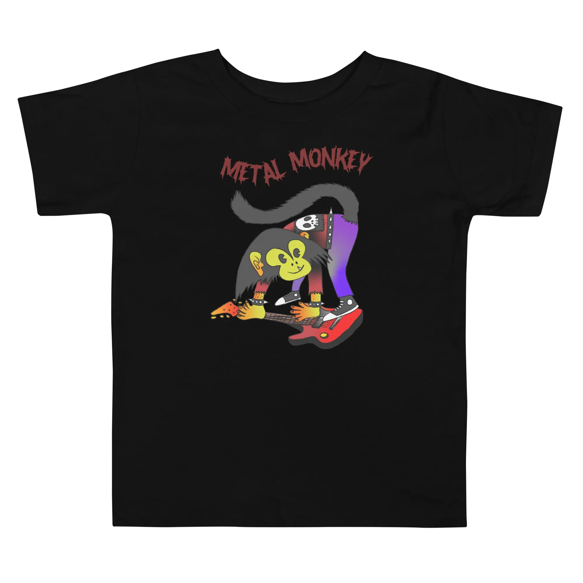Metal Monkey Toddler Short Sleeve Tee