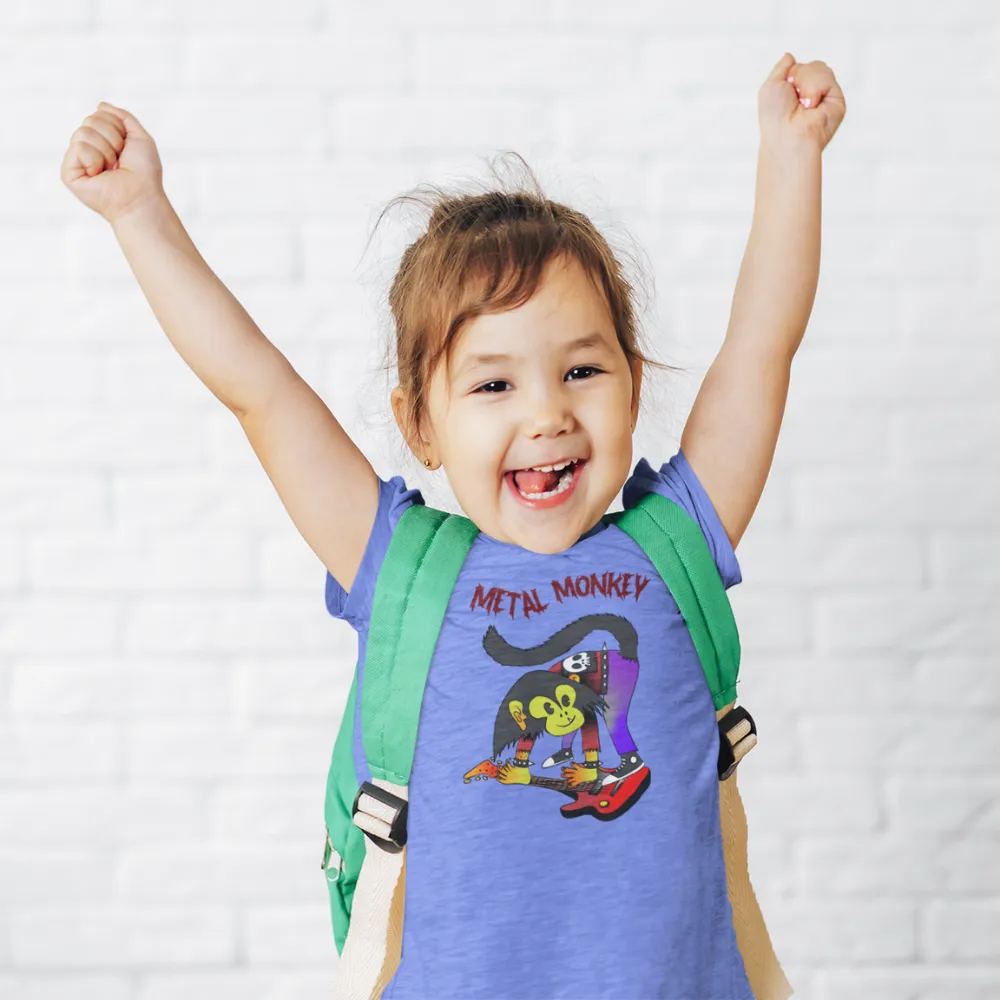 Metal Monkey Toddler Short Sleeve Tee