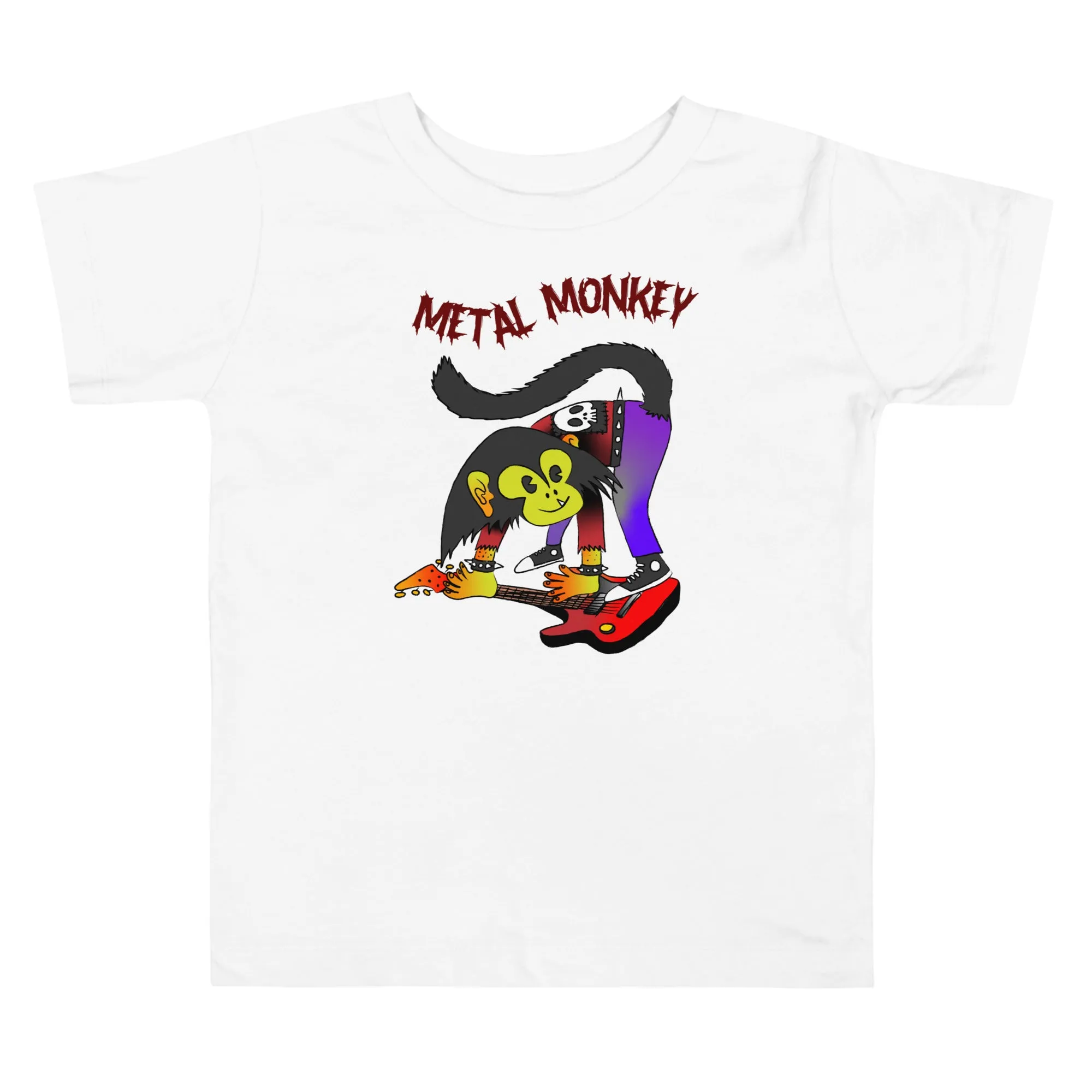 Metal Monkey Toddler Short Sleeve Tee