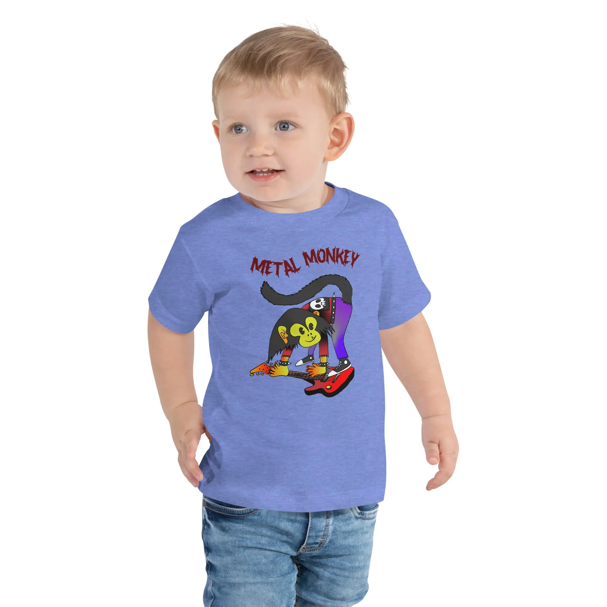 Metal Monkey Toddler Short Sleeve Tee