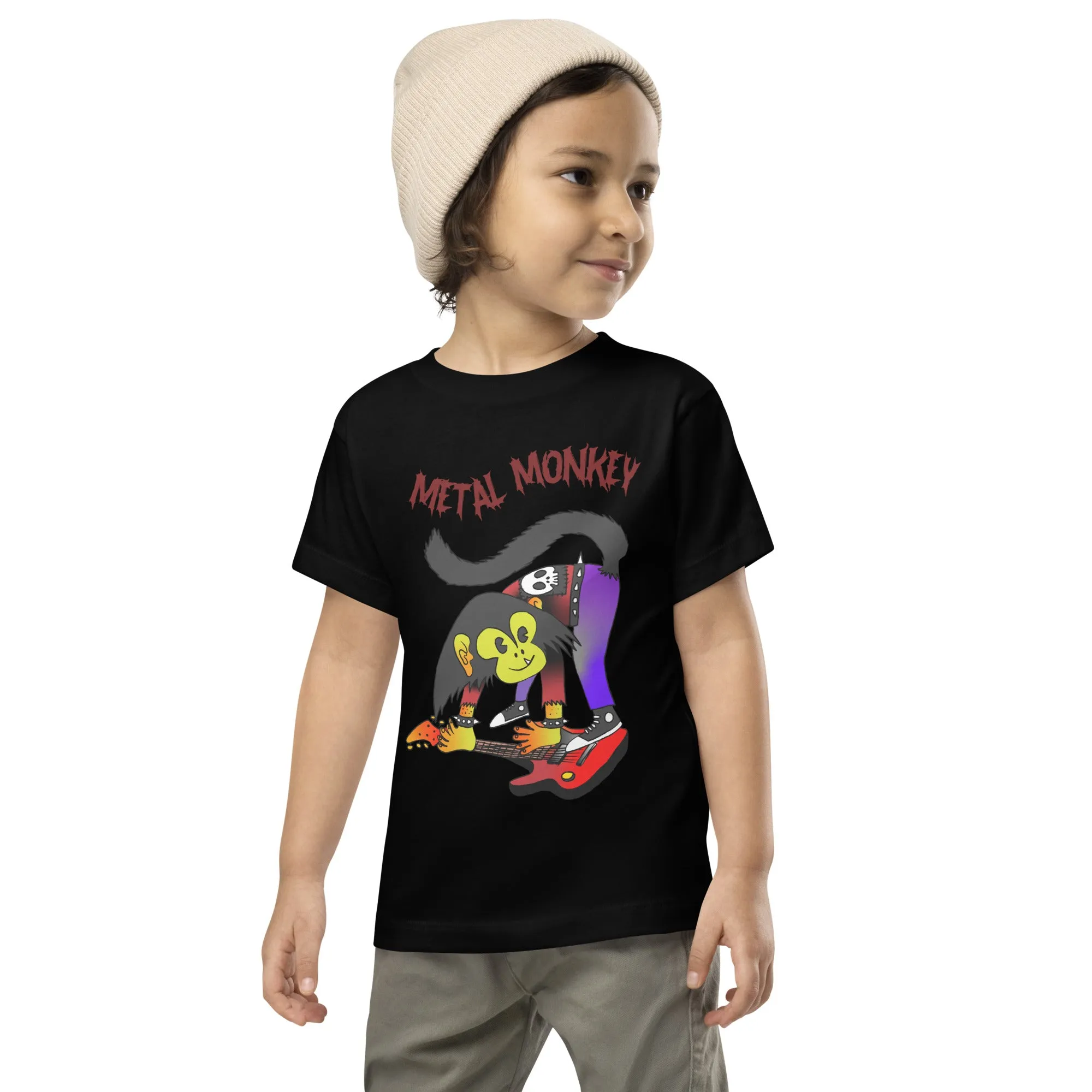 Metal Monkey Toddler Short Sleeve Tee