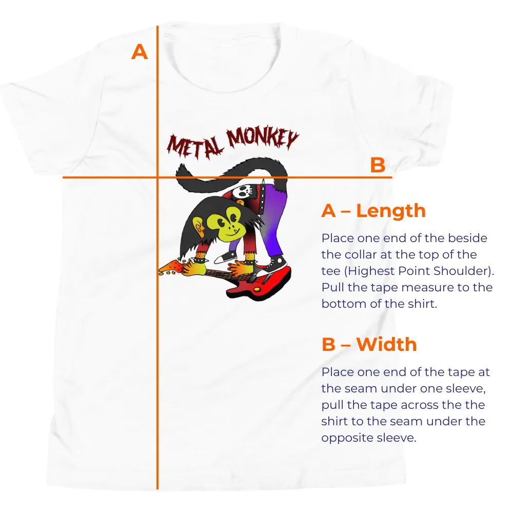 Metal Monkey Toddler Short Sleeve Tee