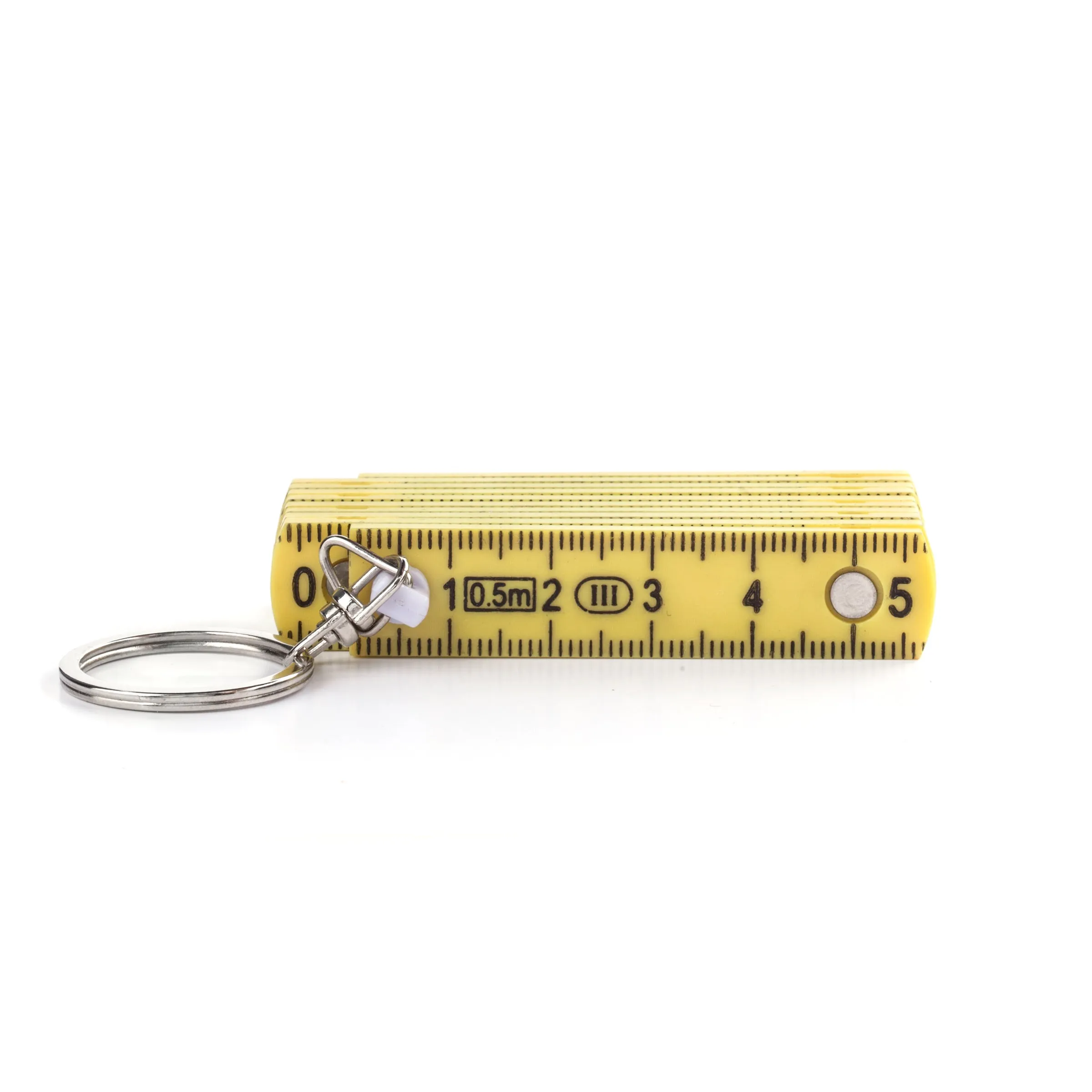 Mini Folding Ruler Keyring
