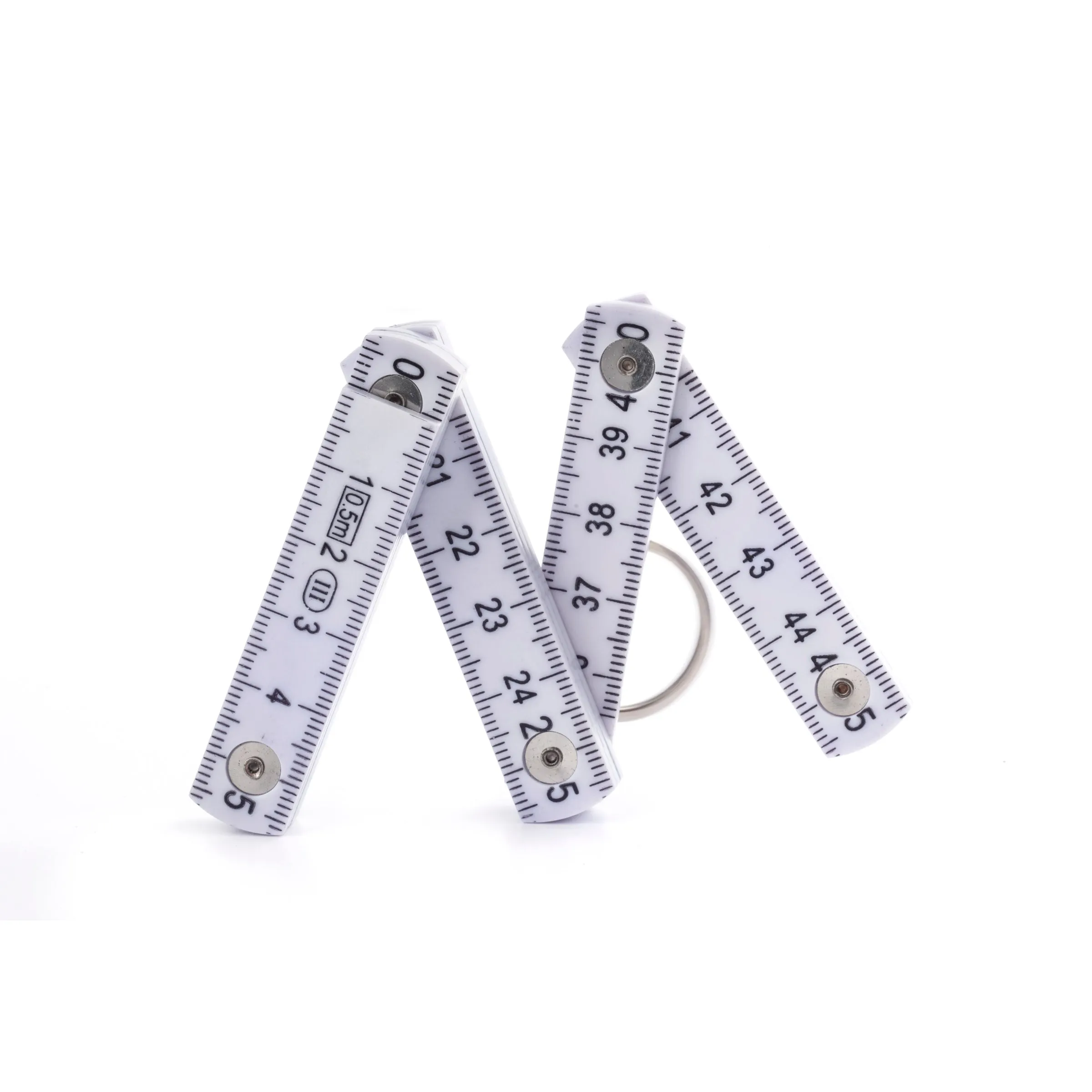 Mini Folding Ruler Keyring
