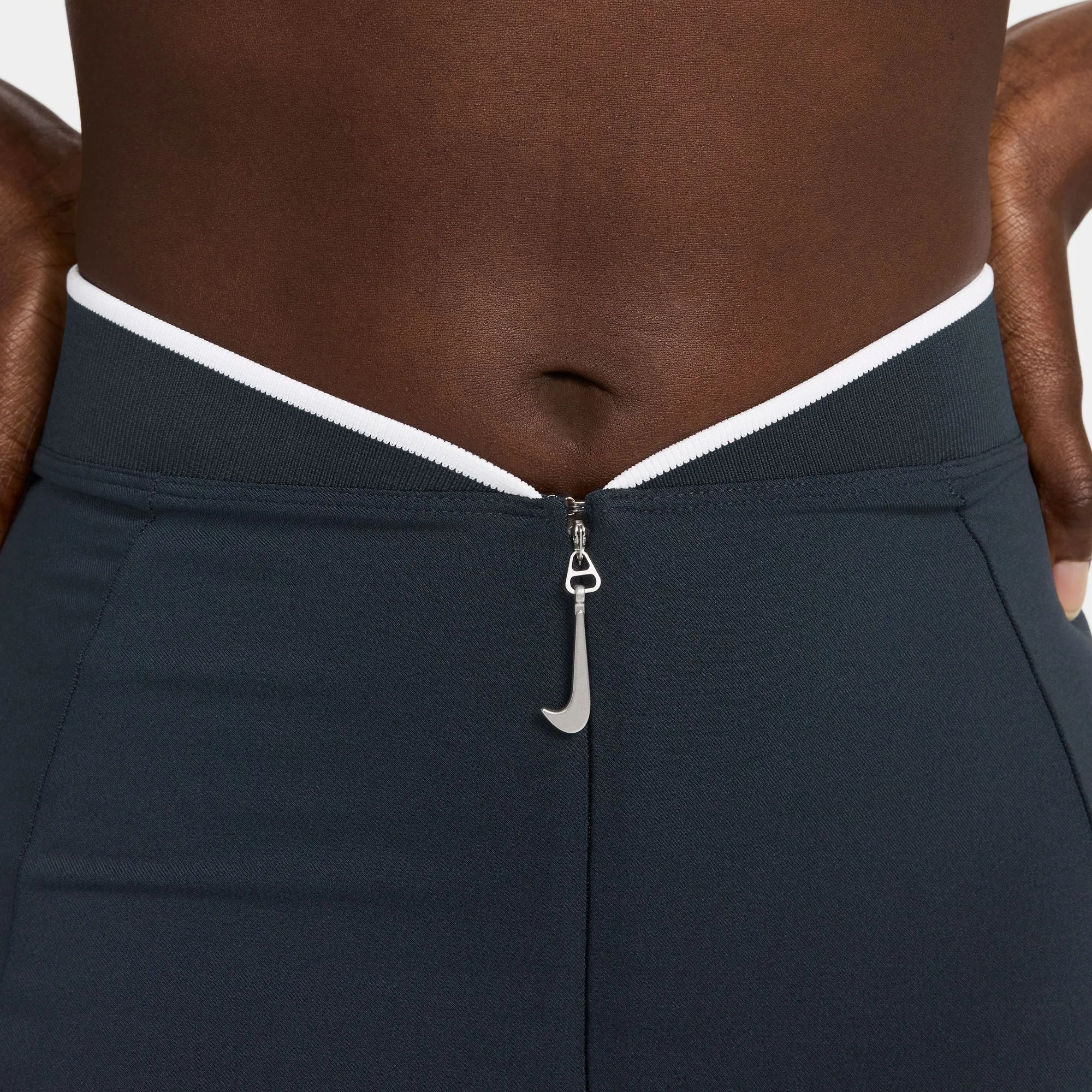 Nike X Jacquemus Women Long Skirt Dark Obsidian/White