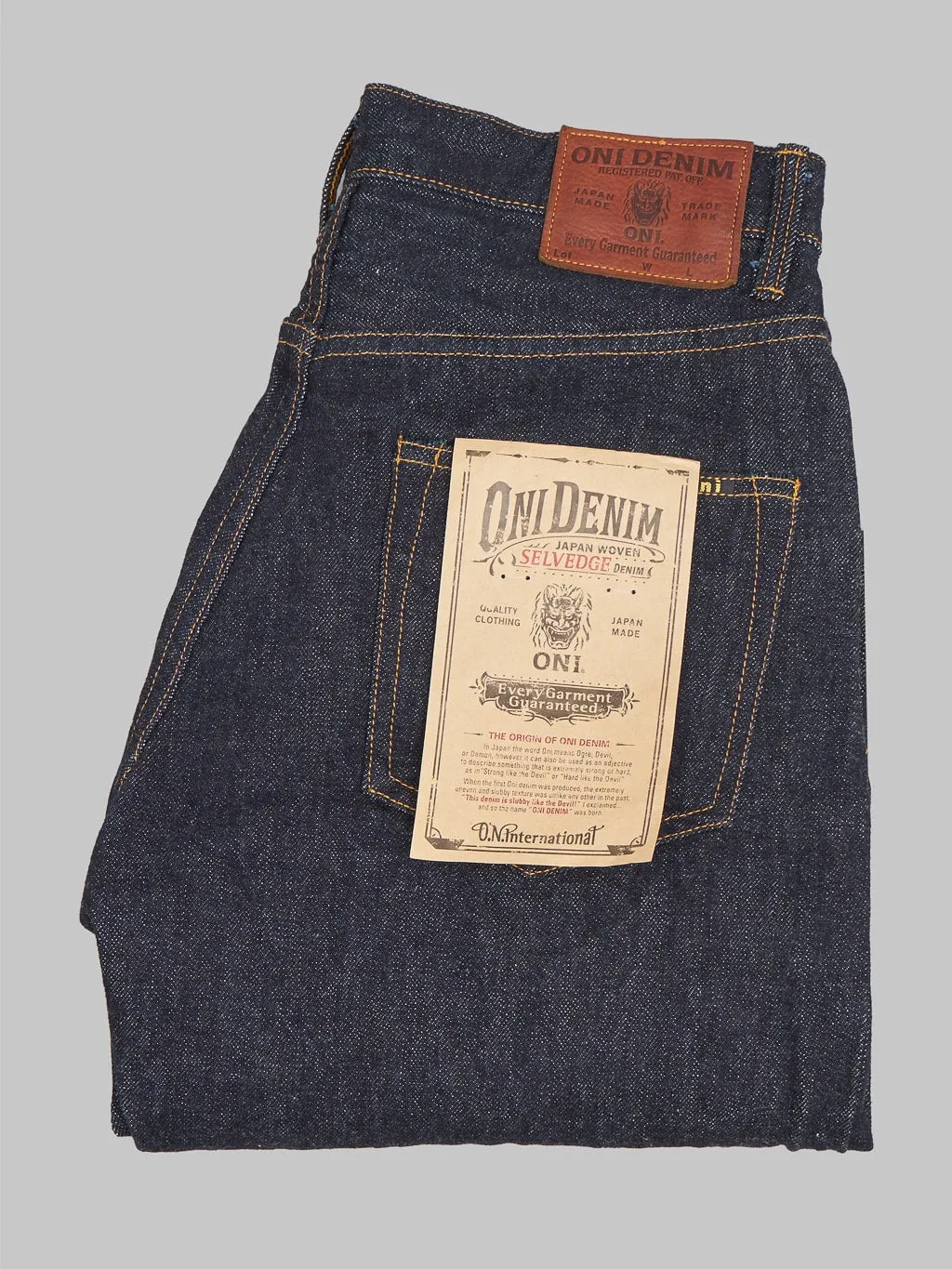 ONI Denim ONI-222 "Low Tension" 15oz Super Wide Straight Jeans