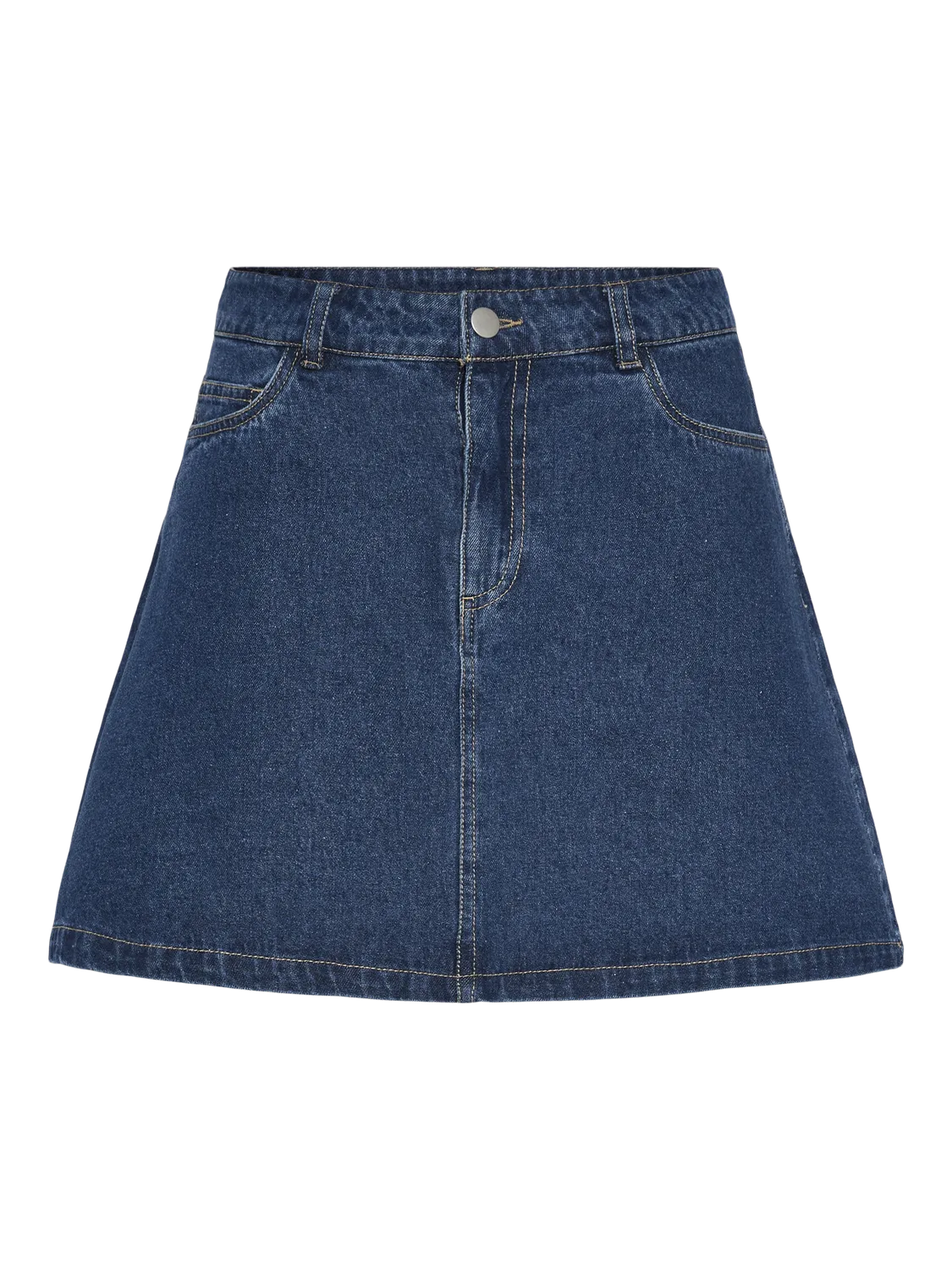 PCABBI Short Skirt - Medium Blue Denim